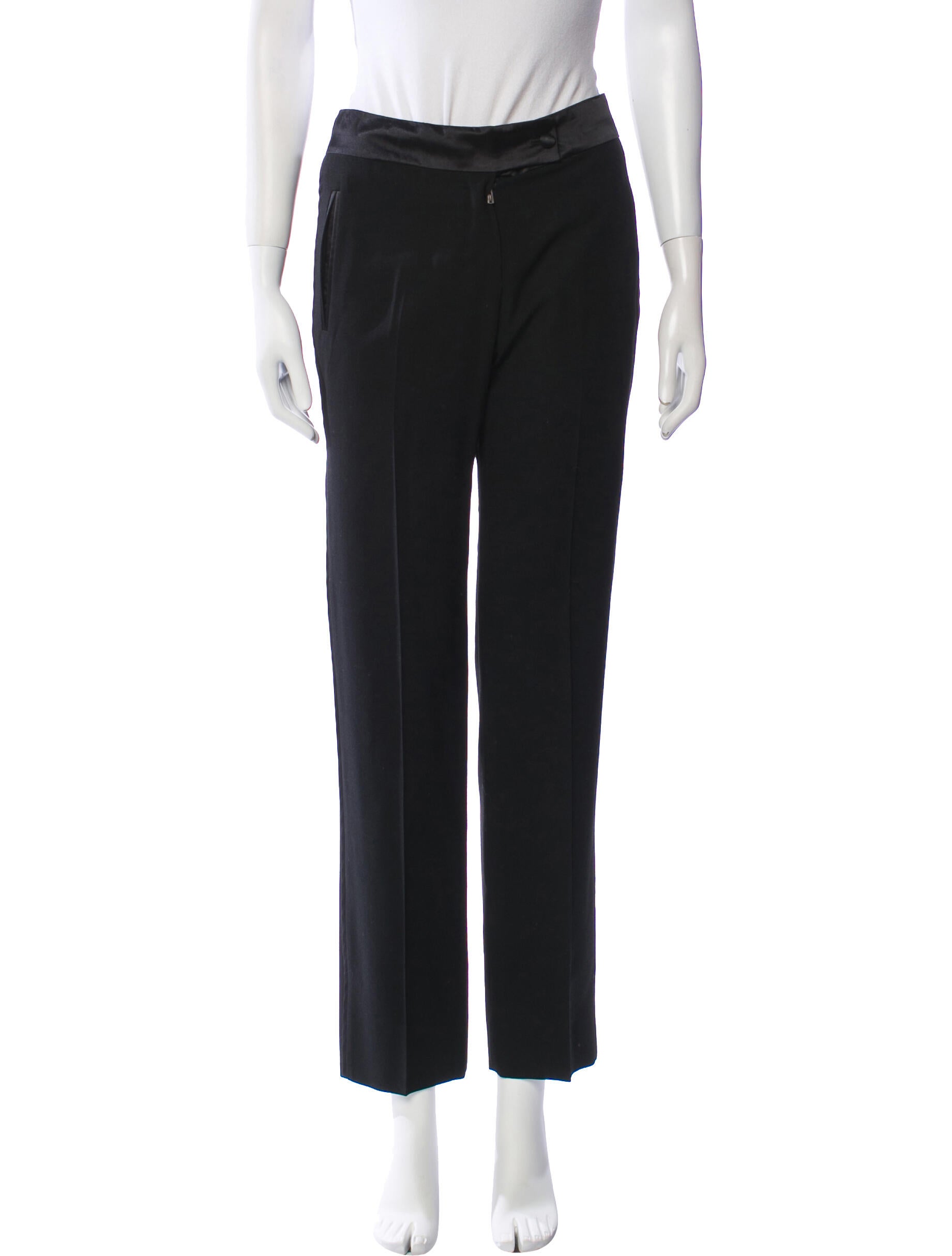 Yves Saint Laurent Rive Gauche Vintage Straight Leg Pants