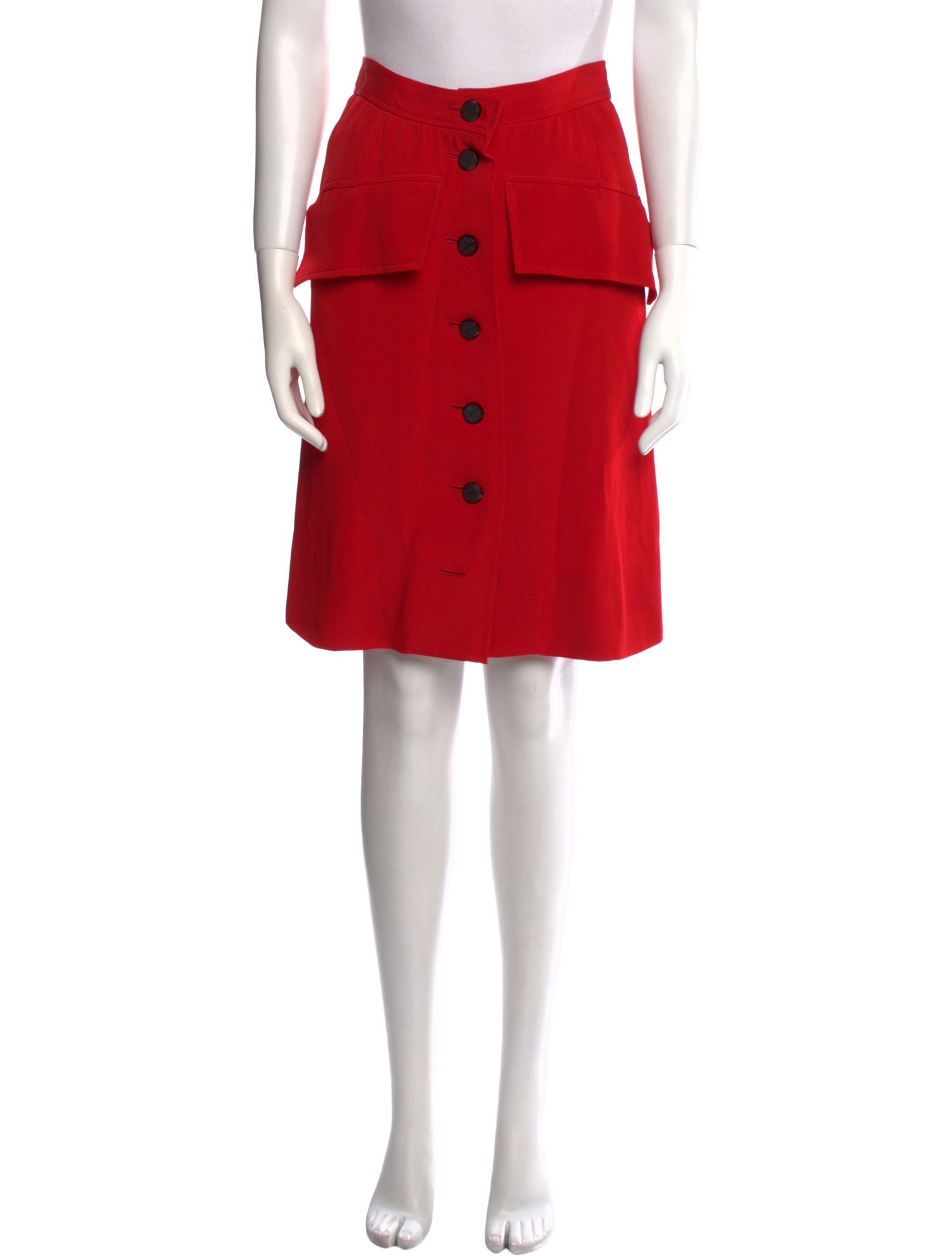 Yves Saint Laurent Rive Gauche Vintage Knee-Length Skirt