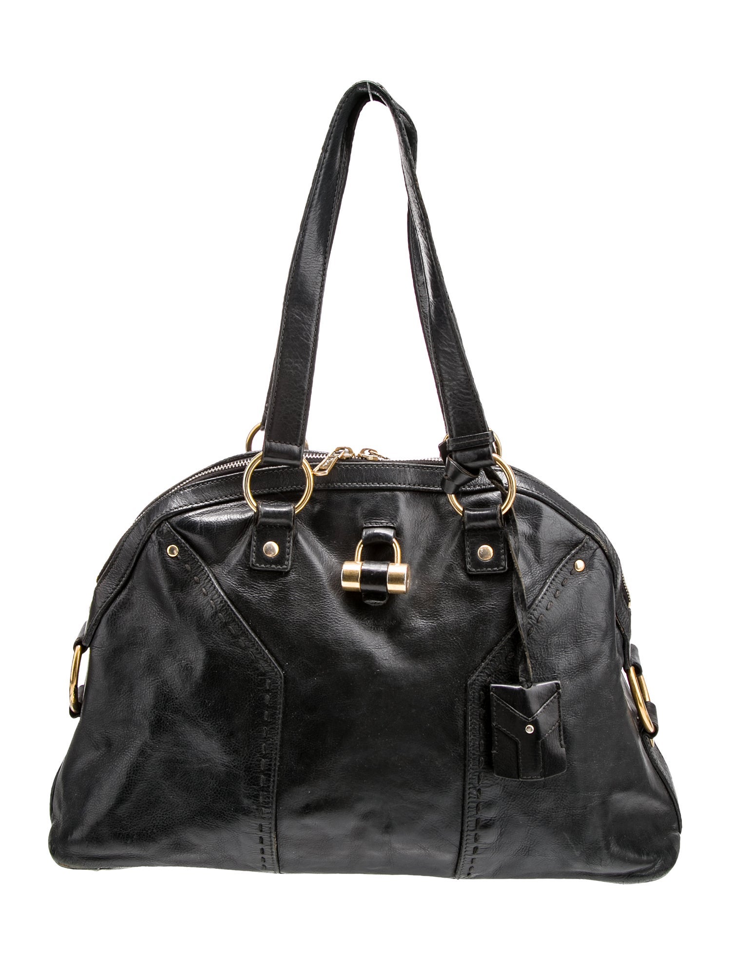 Yves Saint Laurent Rive Gauche Leather Shoulder Bag