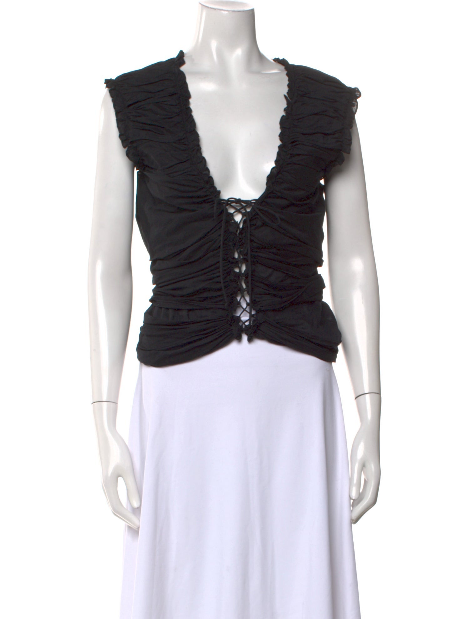 Yves Saint Laurent Rive Gauche Vintage 2001 Crop Top