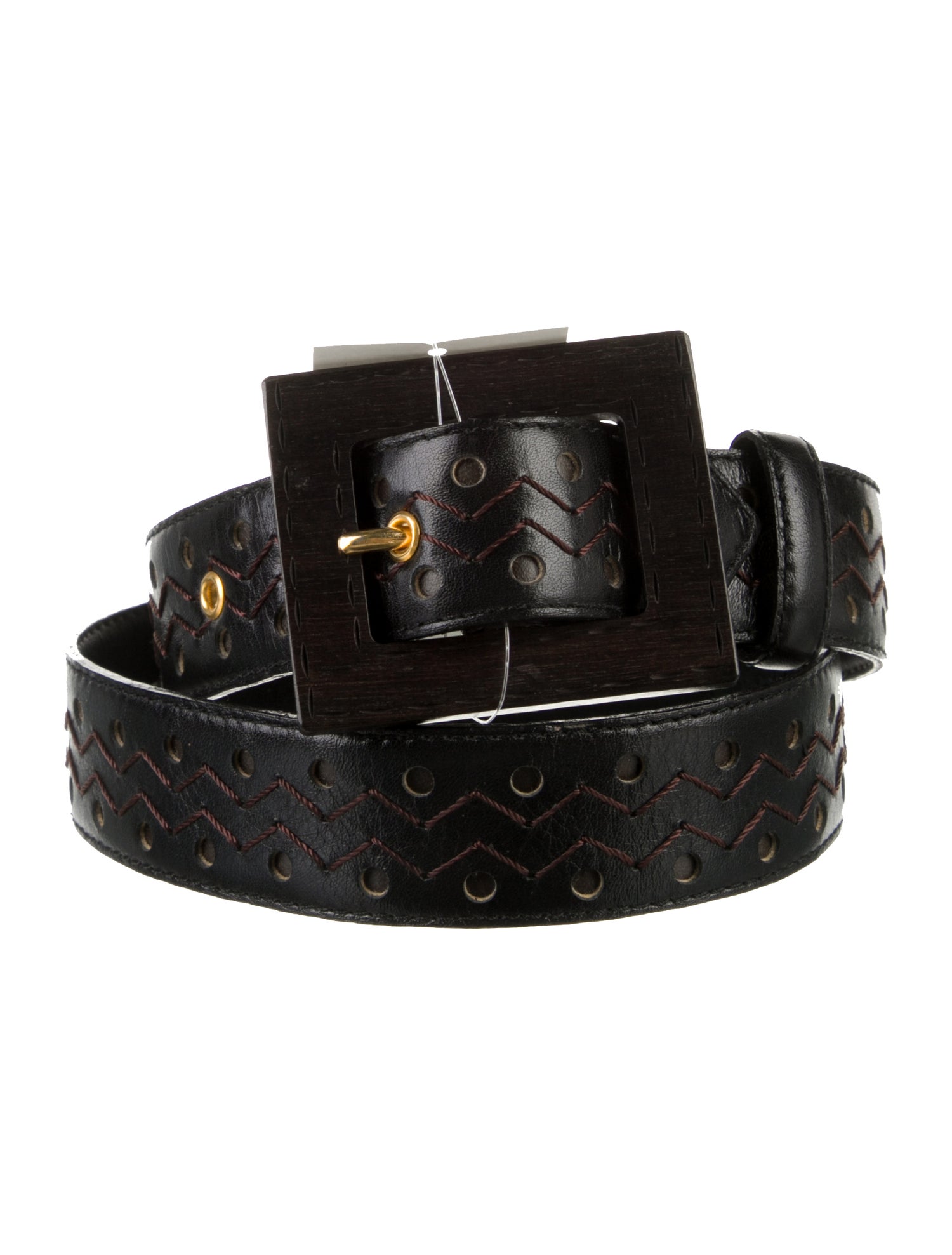 Yves Saint Laurent Rive Gauche Leather Waist Belt