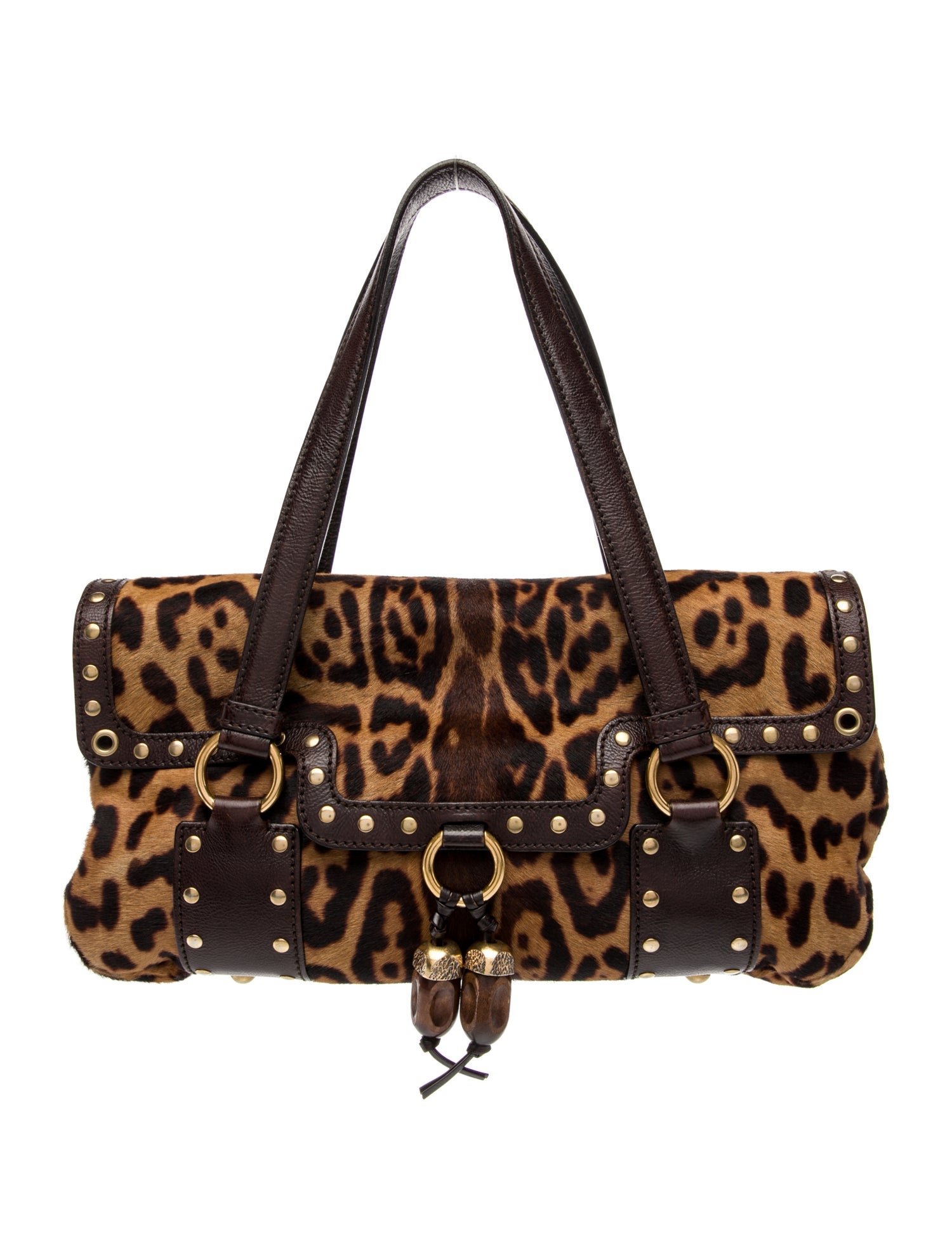 Yves Saint Laurent Rive Gauche Ponyhair Shoulder Bag