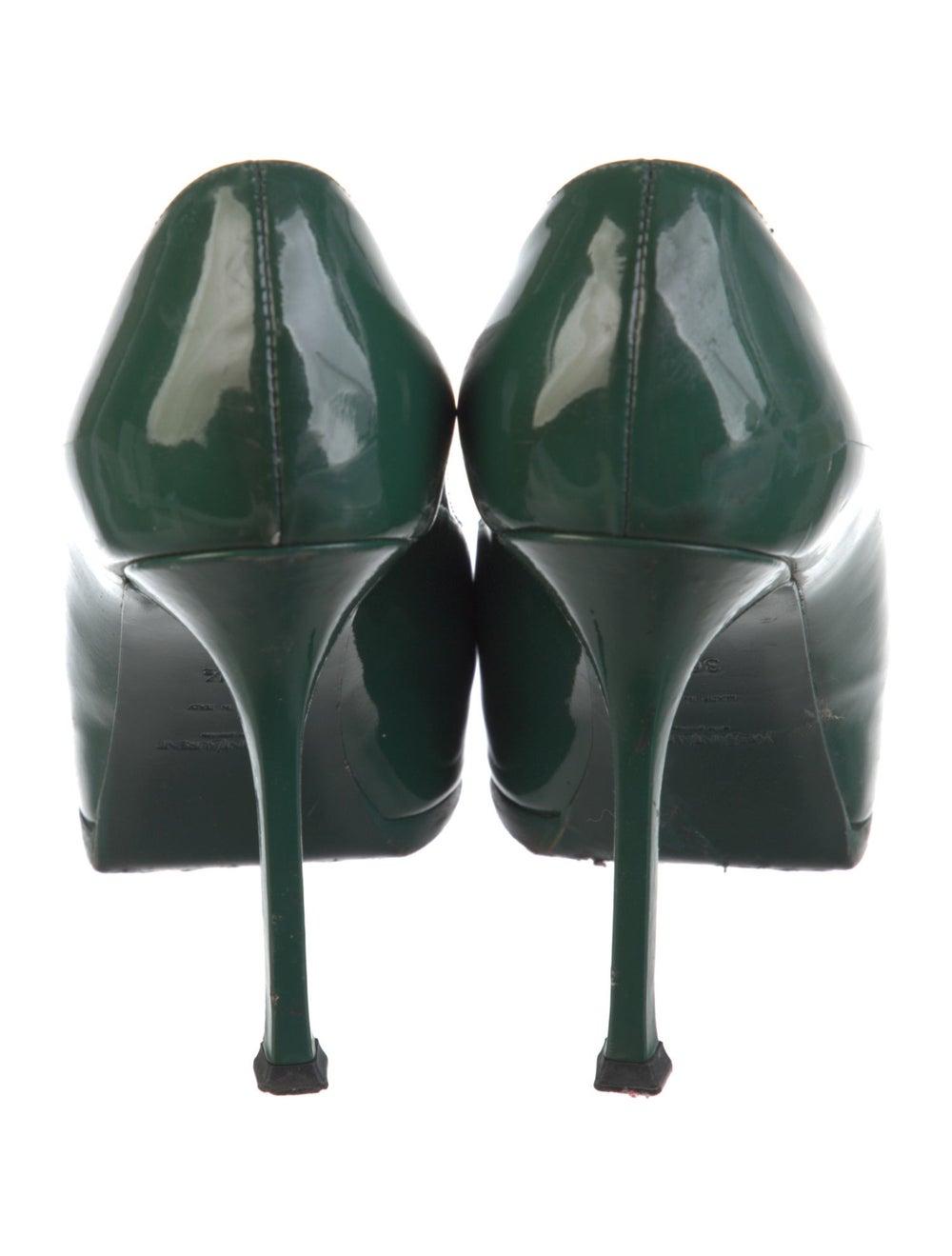 Yves Saint Laurent Rive Gauche Patent Leather Pum… - image 4