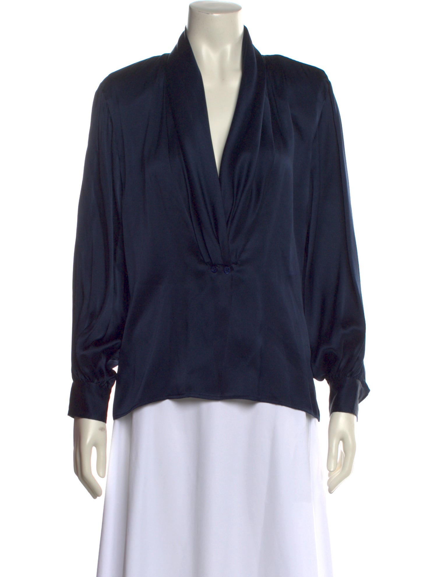 Yves Saint Laurent Rive Gauche Vintage 1986 Blouse