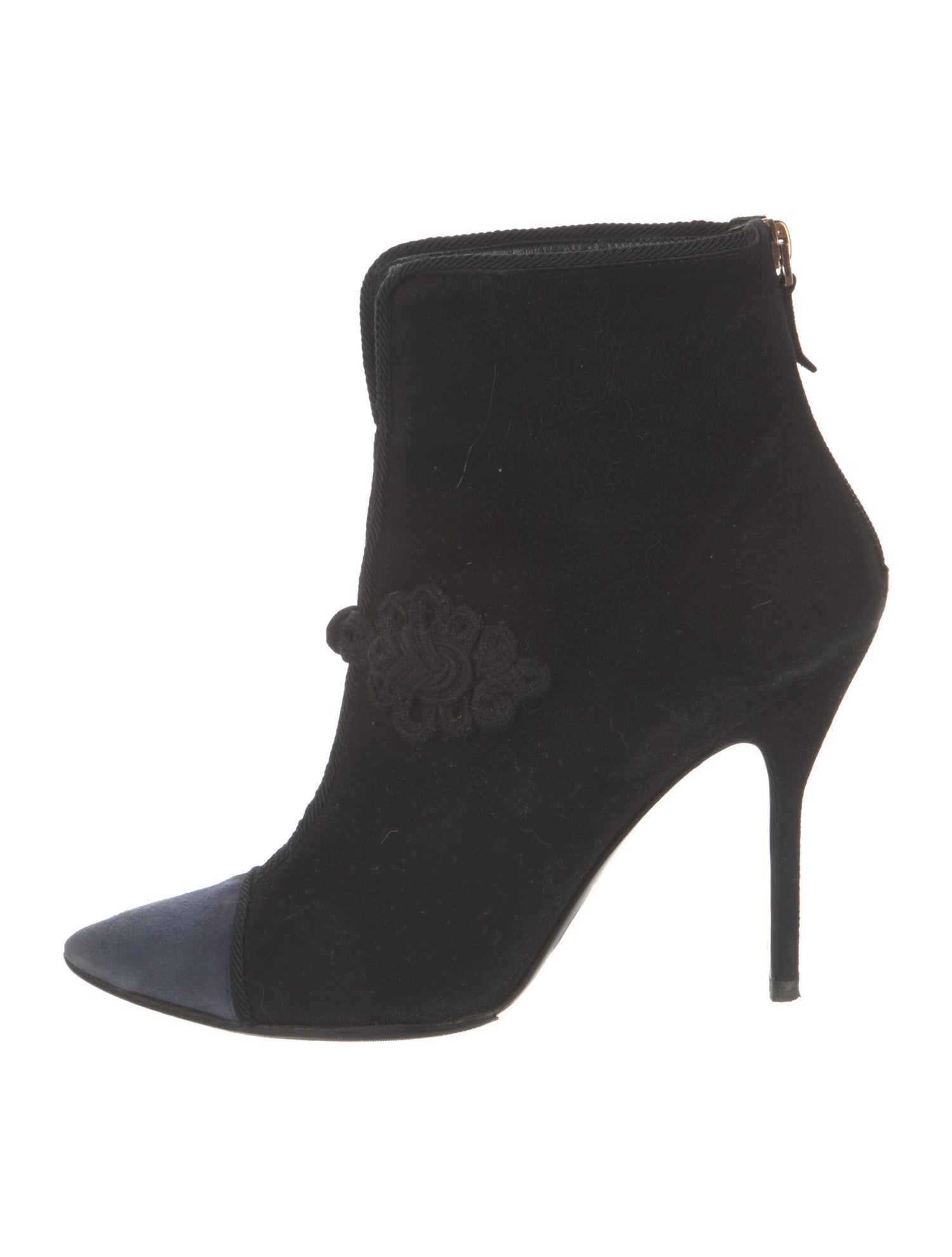 Yves Saint Laurent Rive Gauche Suede Boots