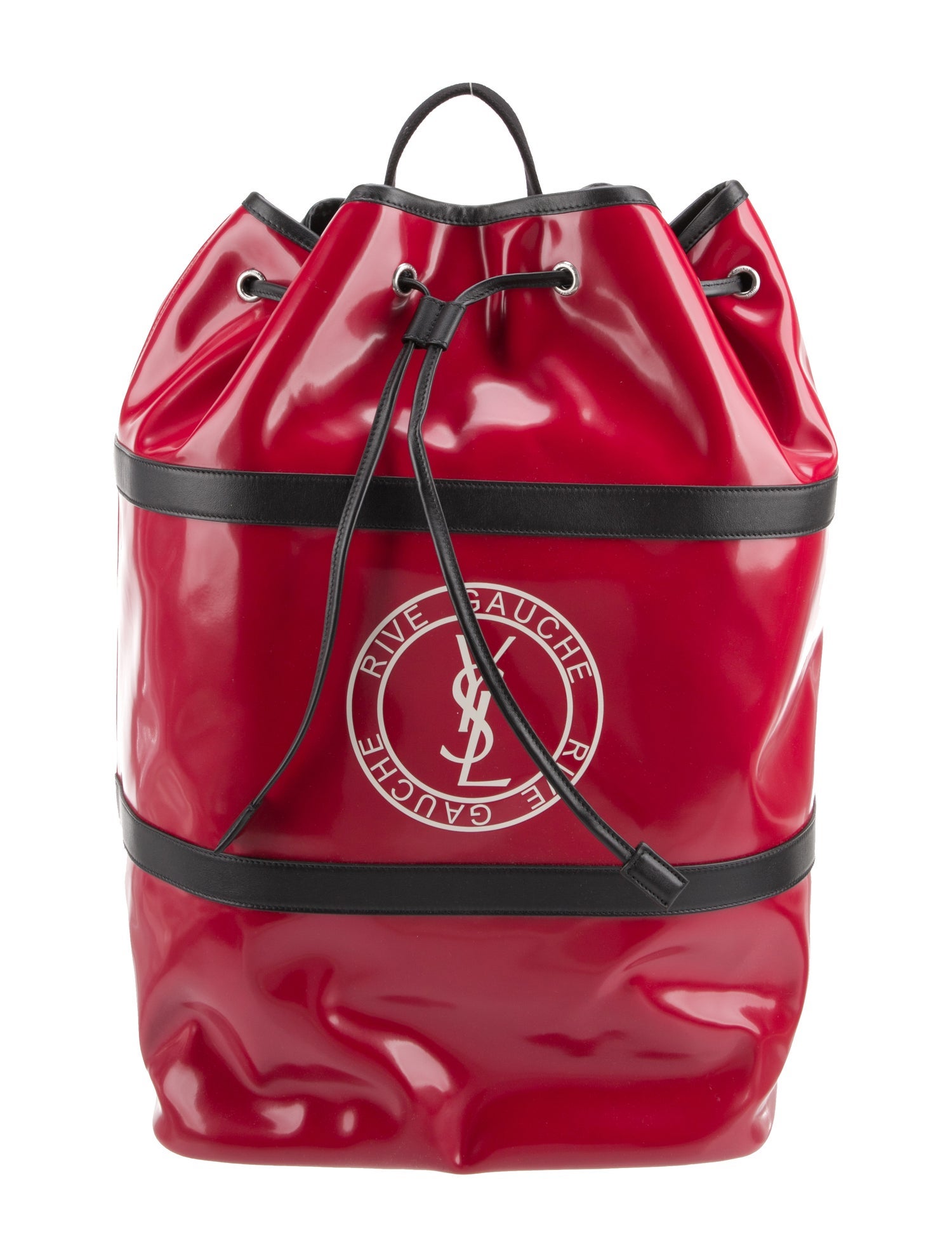Yves Saint Laurent Rive Gauche PVC Backpack