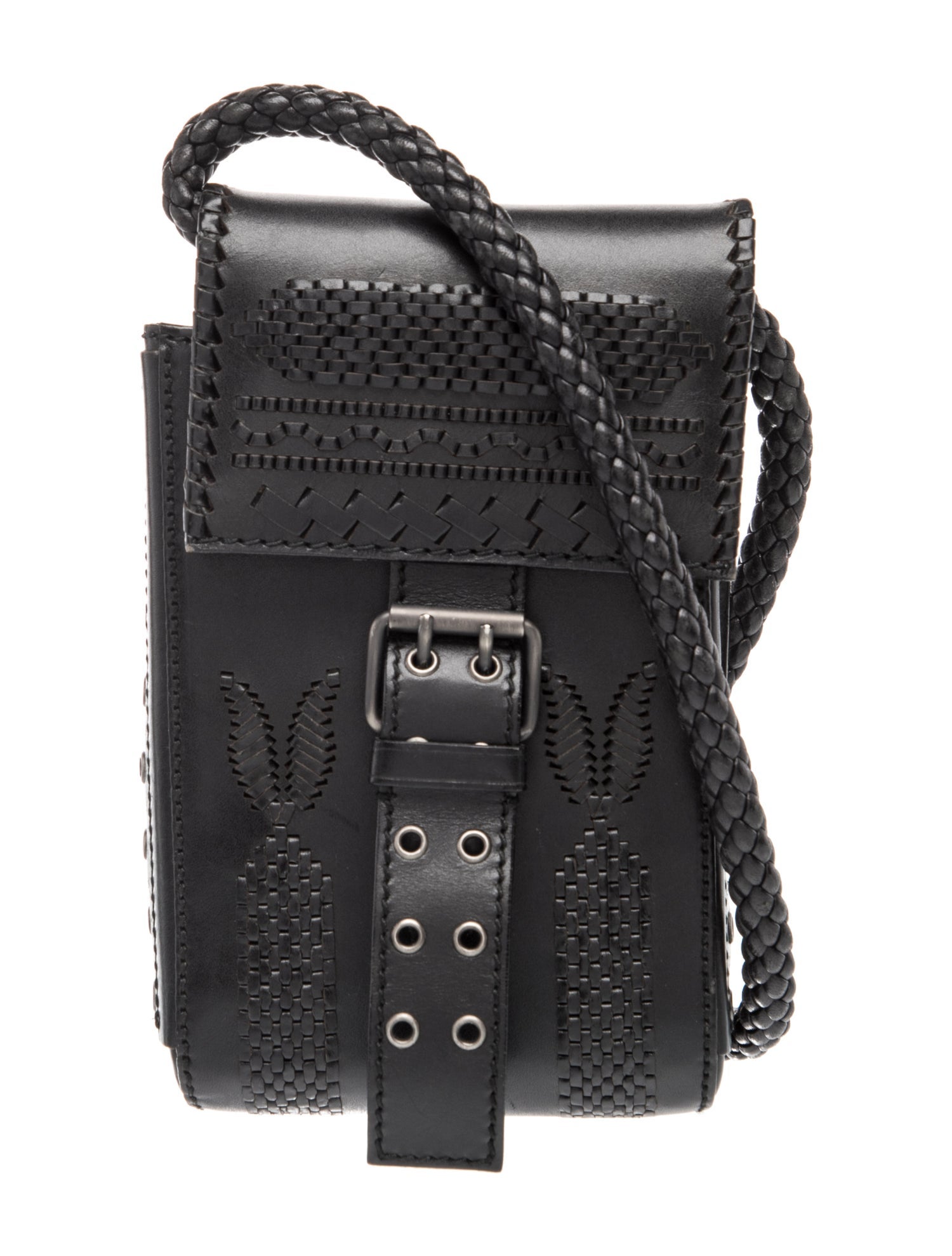 Yves Saint Laurent Rive Gauche Leather Bucket Bag