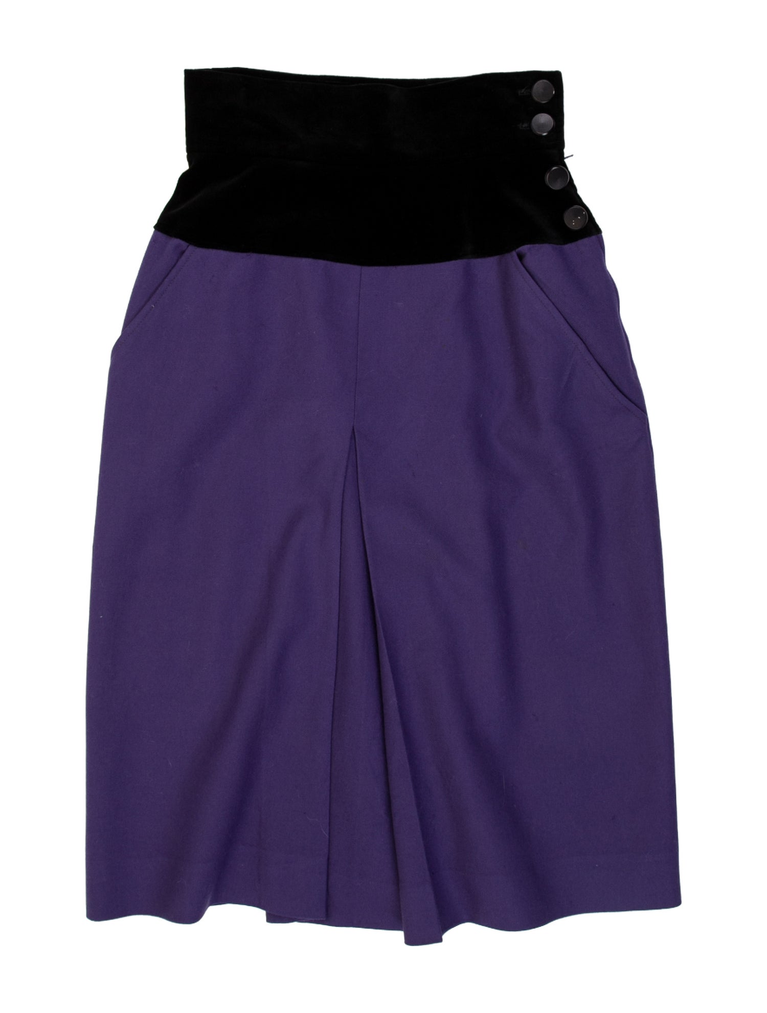 Yves Saint Laurent Rive Gauche Vintage Knee-Length Skirt