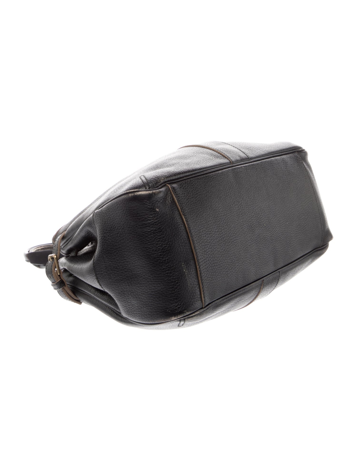 Yves Saint Laurent Rive Gauche Leather Top Handle Bag Vintage
