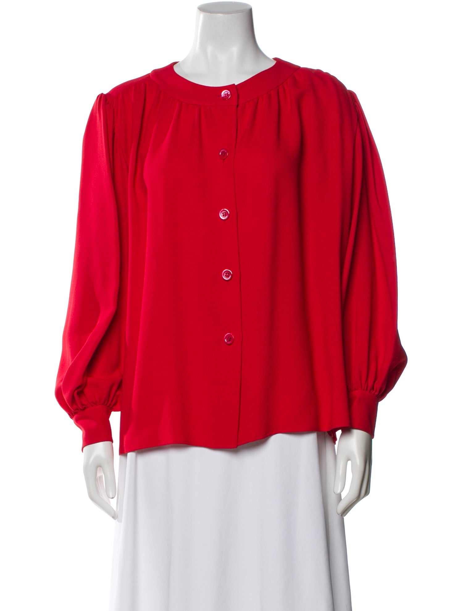 Yves Saint Laurent Rive Gauche Vintage 1980's Blouse