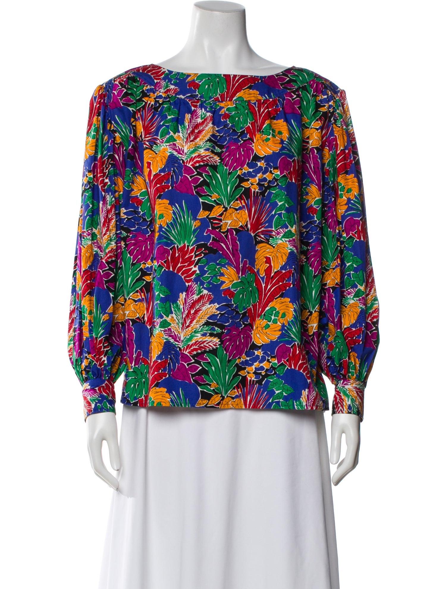 Yves Saint Laurent Rive Gauche Vintage 1980's Blouse