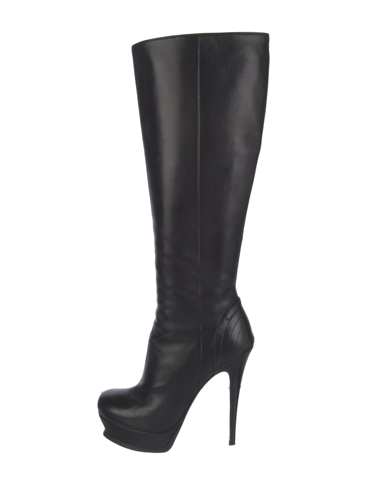 Yves Saint Laurent Rive Gauche Leather Boots