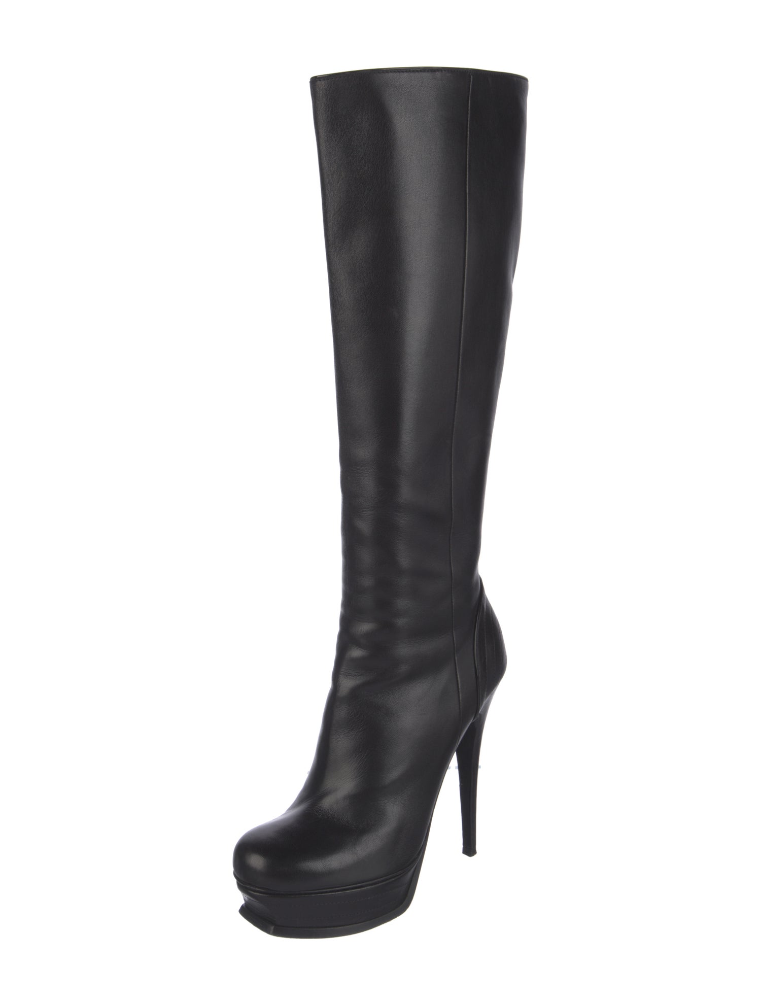Yves Saint Laurent Rive Gauche Leather Boots