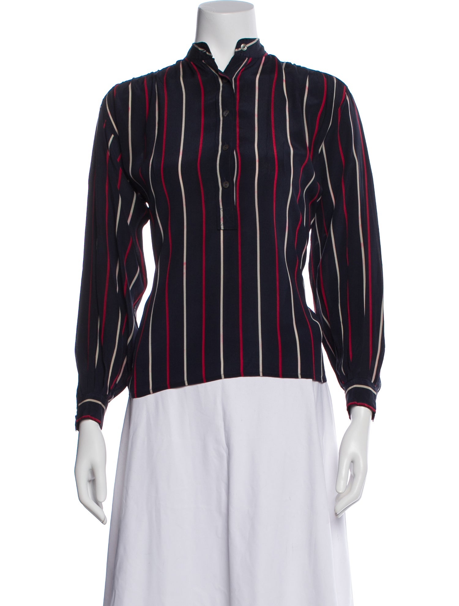 Yves Saint Laurent Rive Gauche Vintage 1980's Top