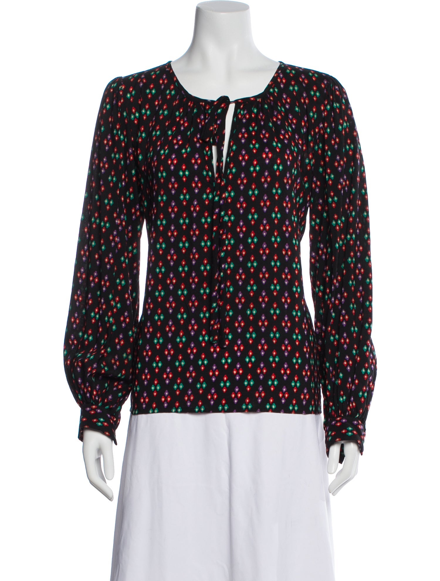 Yves Saint Laurent Rive Gauche Vintage 1976 Blouse