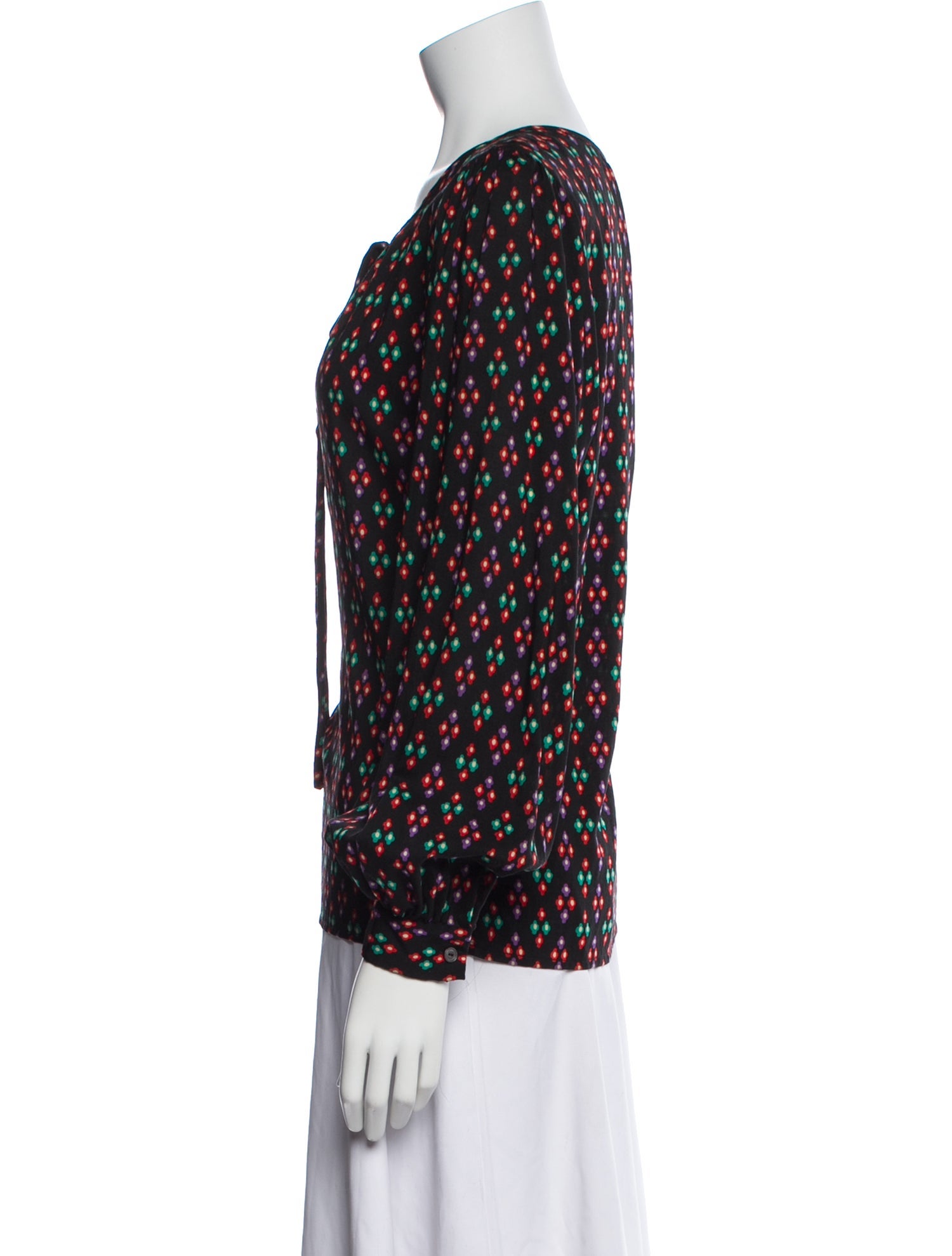 Yves Saint Laurent Rive Gauche Vintage 1976 Blouse