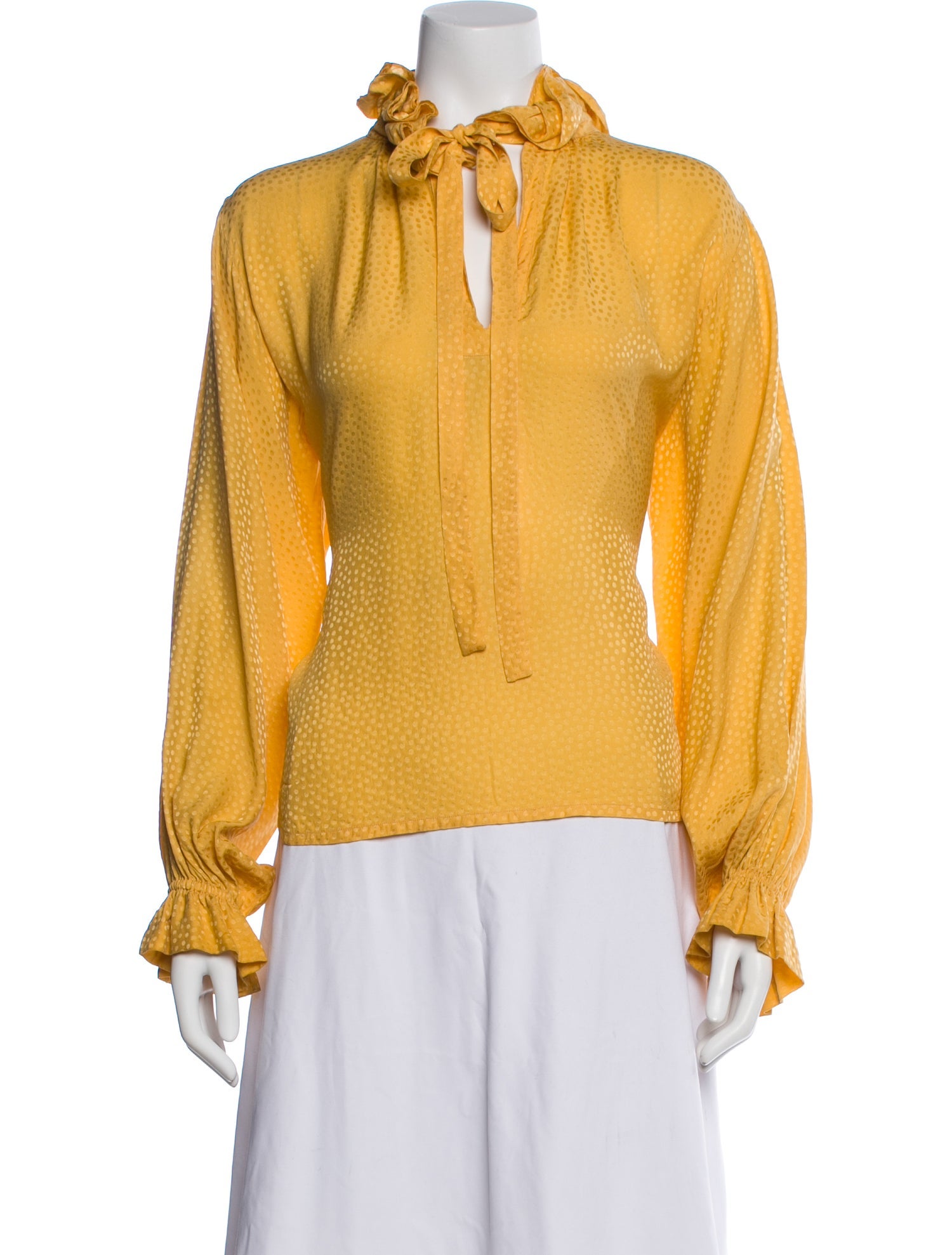 Yves Saint Laurent Rive Gauche Vintage 1980's Blouse