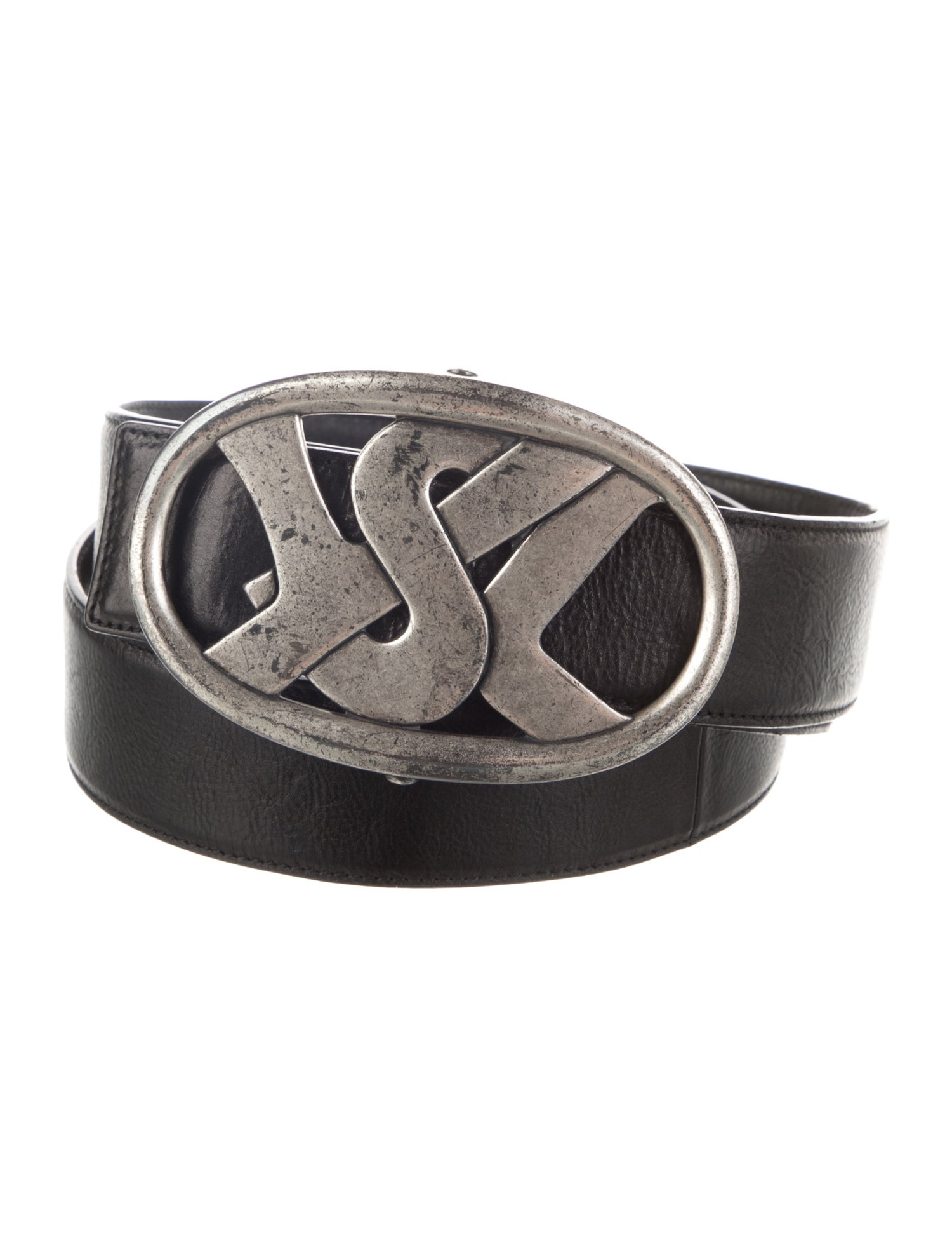 Yves Saint Laurent Rive Gauche Leather Waist Belt
