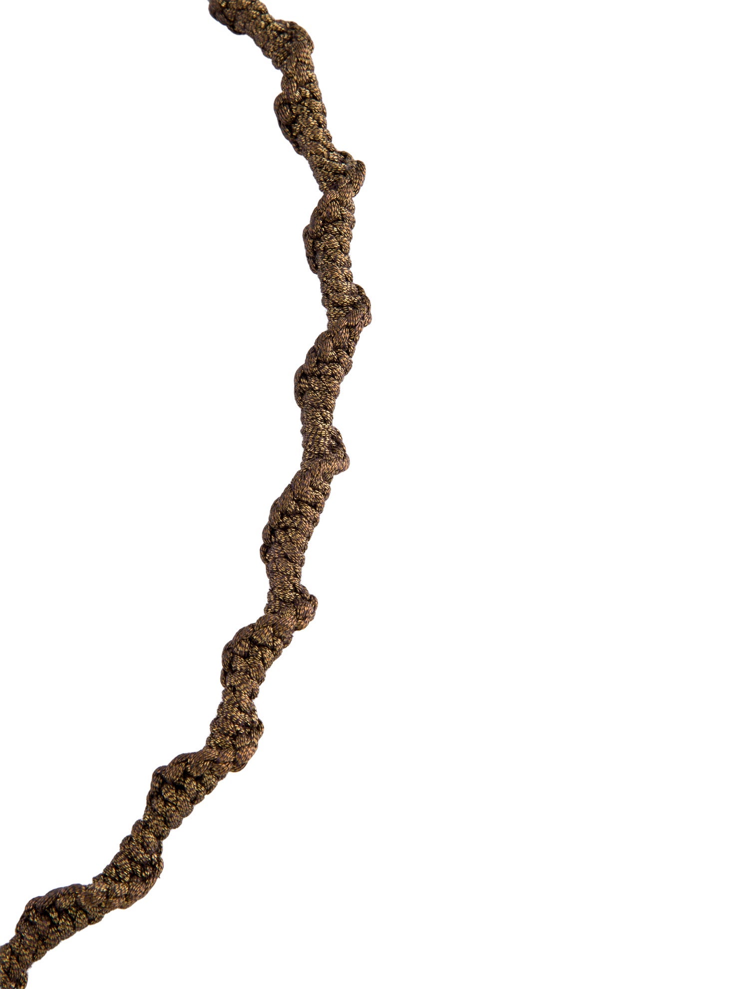 Yves Saint Laurent Rive Gauche Cord Collar Necklace