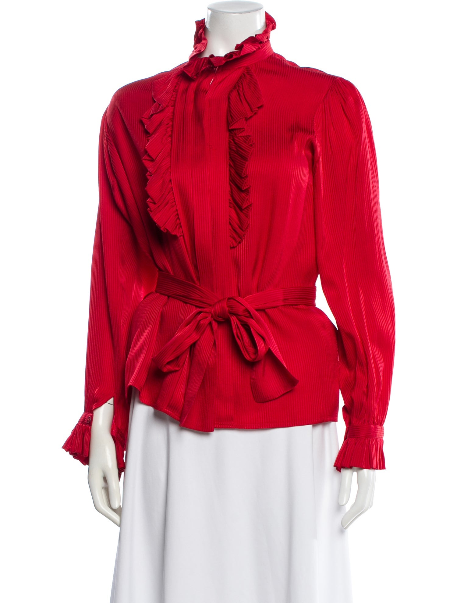 Yves Saint Laurent Rive Gauche Vintage Late 1970's - Early 1980's Blouse