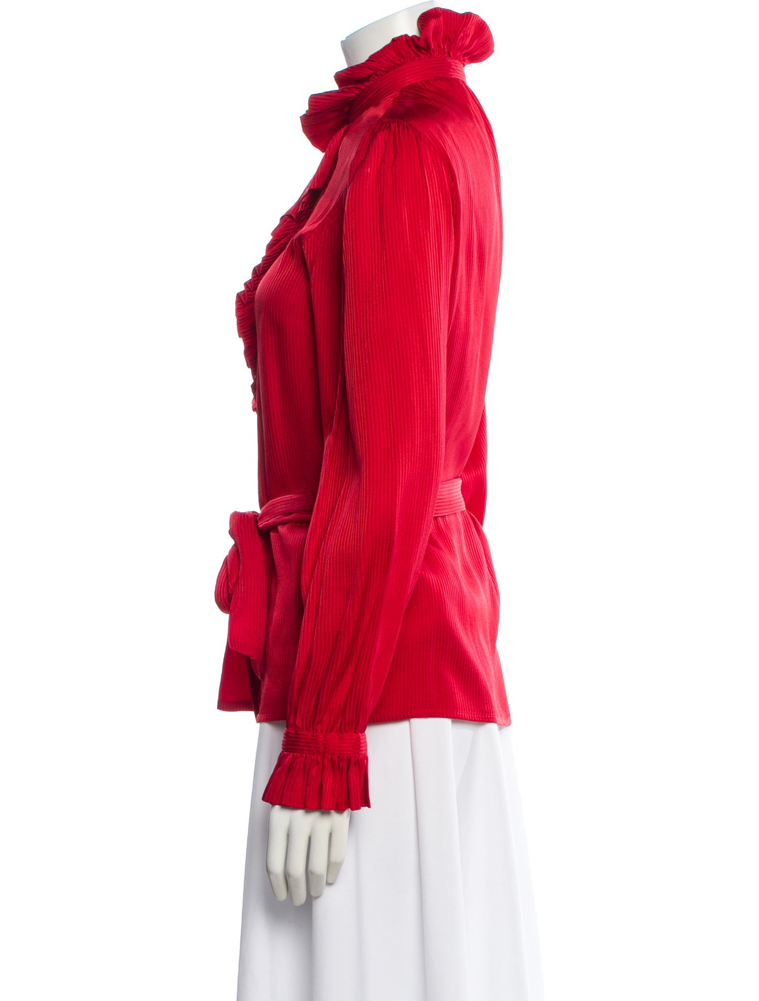 Yves Saint Laurent Rive Gauche Vintage Late 1970's - Early 1980's Blouse