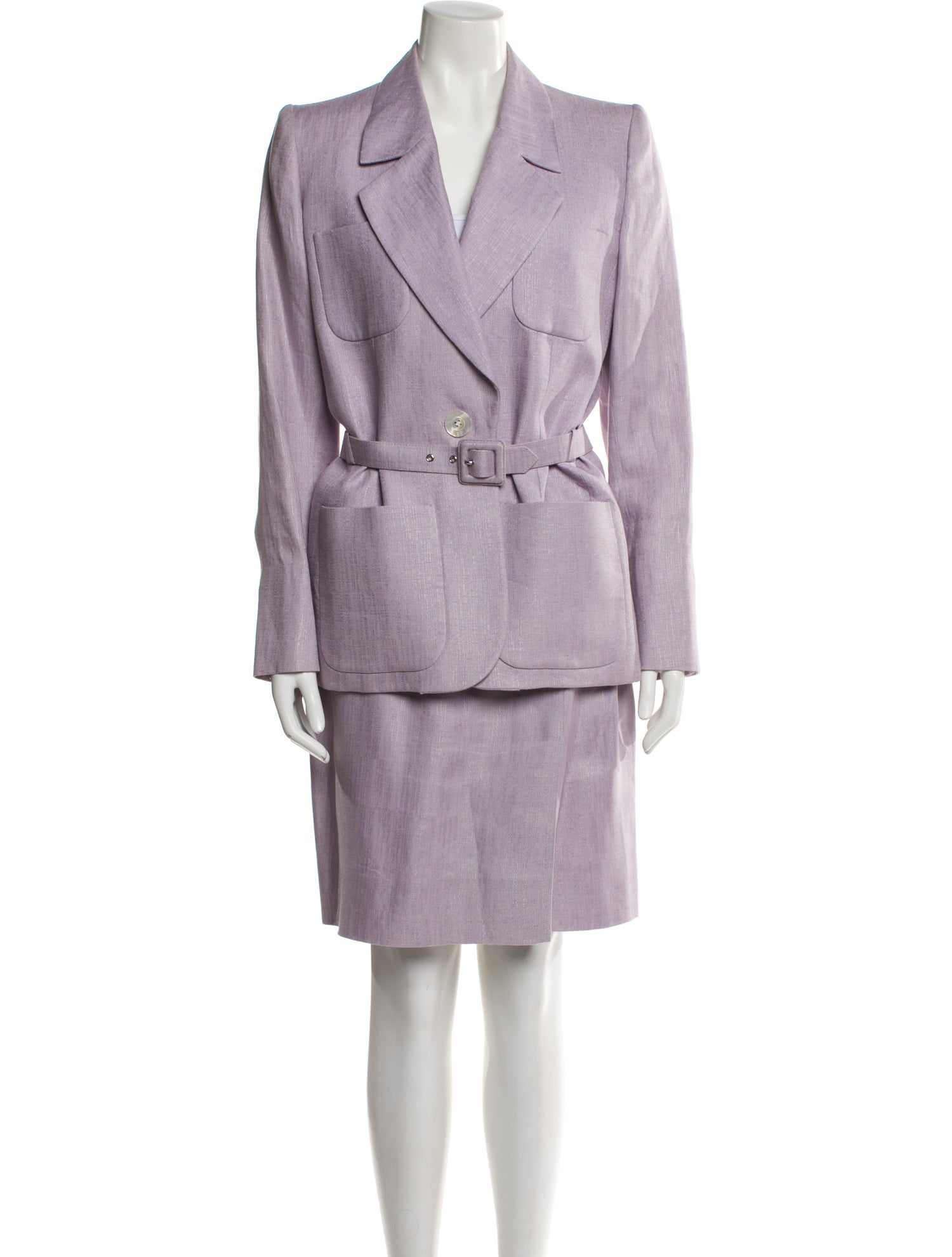 Yves Saint Laurent Rive Gauche Vintage 1999 Skirt Suit