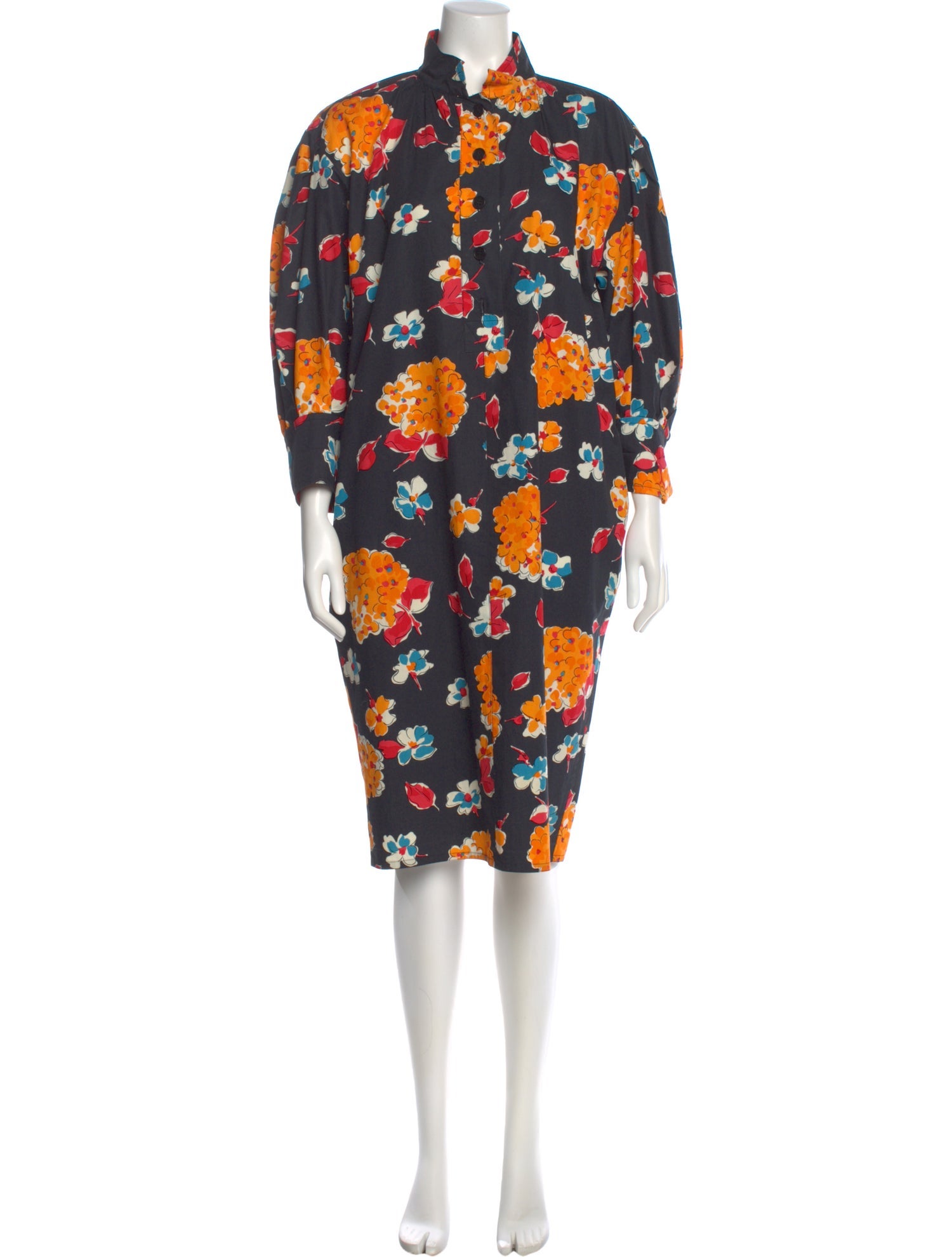 Yves Saint Laurent Rive Gauche Vintage Midi Length Dress