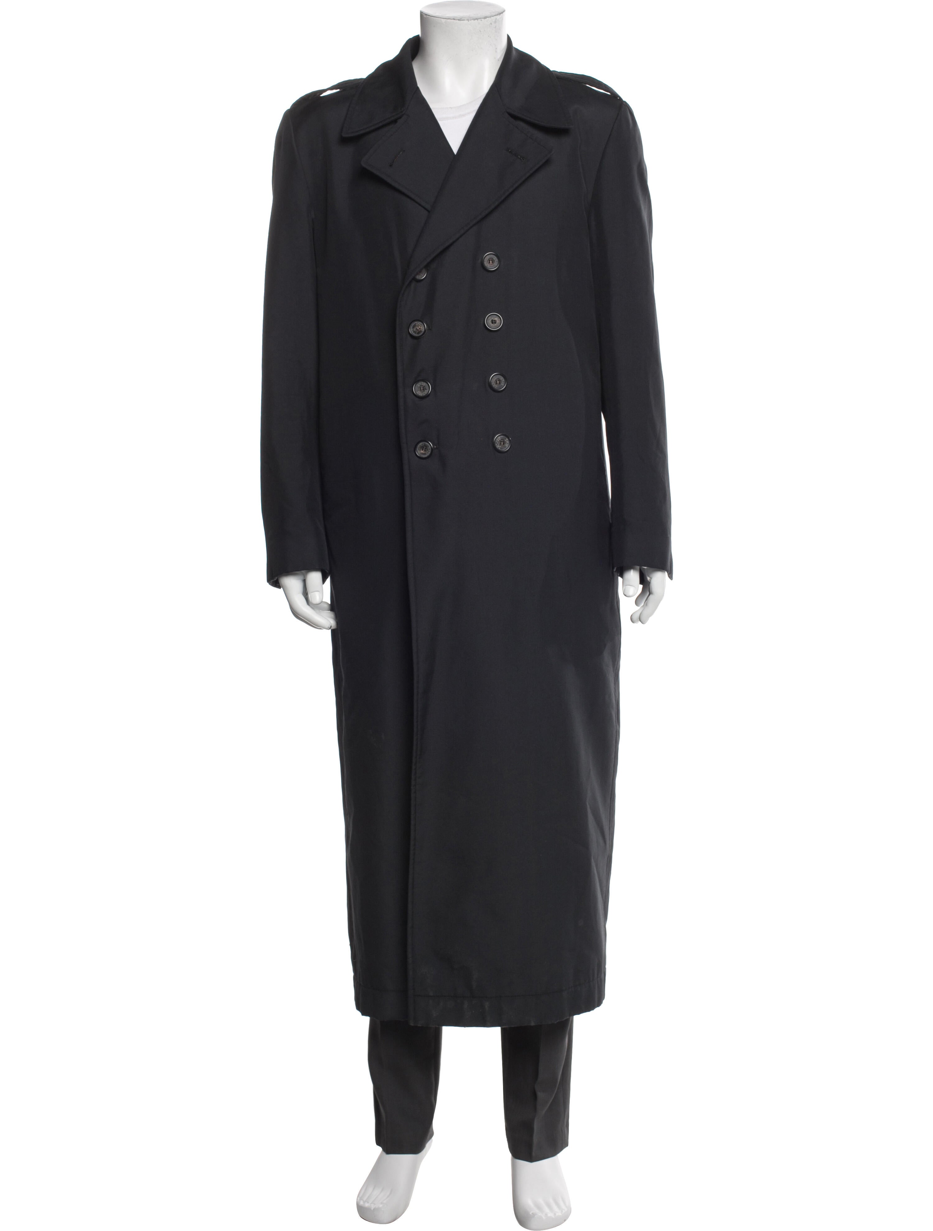 YVES SAINT LAURENT rive gauche コート Yves Saint Laurent Rive Gauche Vintage 1998 Trench Coat - Blue