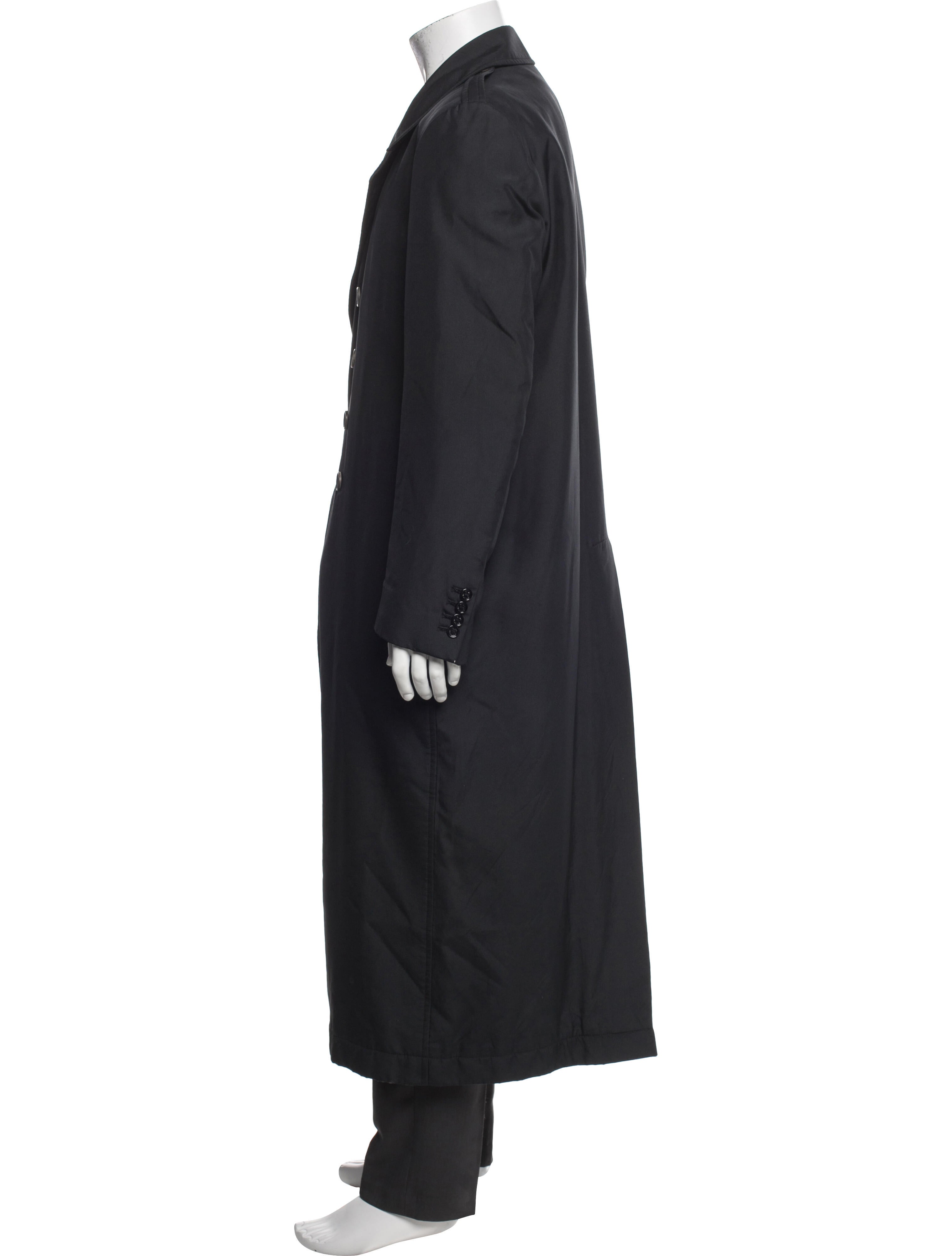 Yves Saint Laurent Rive Gauche Vintage 1998 Trench Coat - Blue