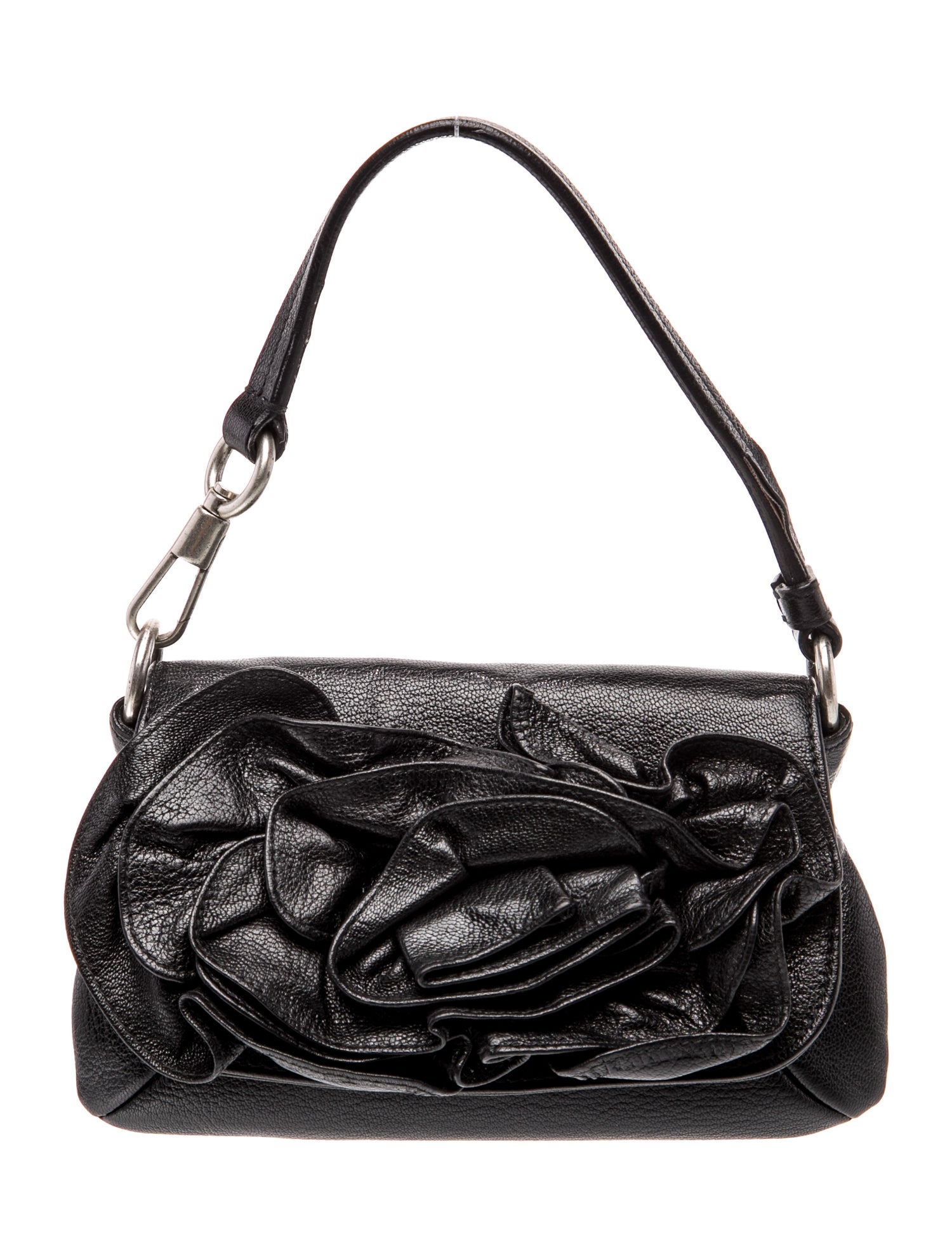 Yves Saint Laurent Rive Gauche Leather Top Handle Bag