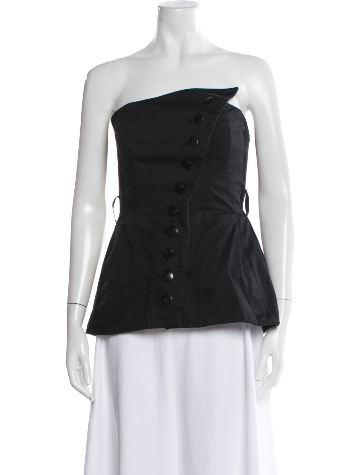 Yves Saint Laurent Rive Gauche Vintage 1980's Button-Up Top