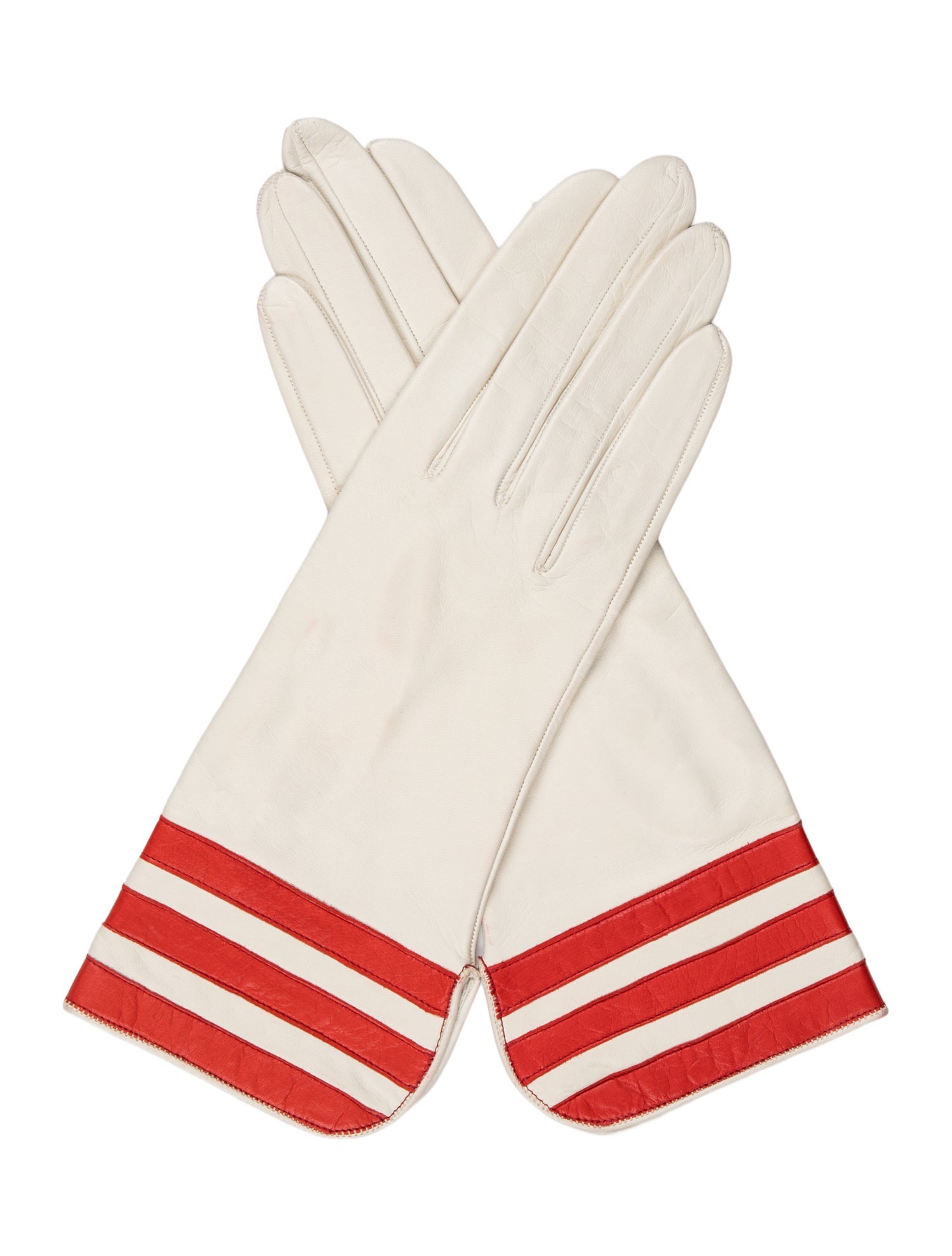 Yves Saint Laurent Rive Gauche Leather Gloves