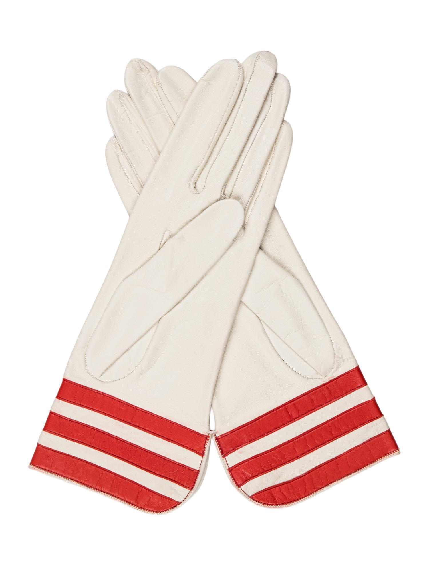 Yves Saint Laurent Rive Gauche Leather Gloves