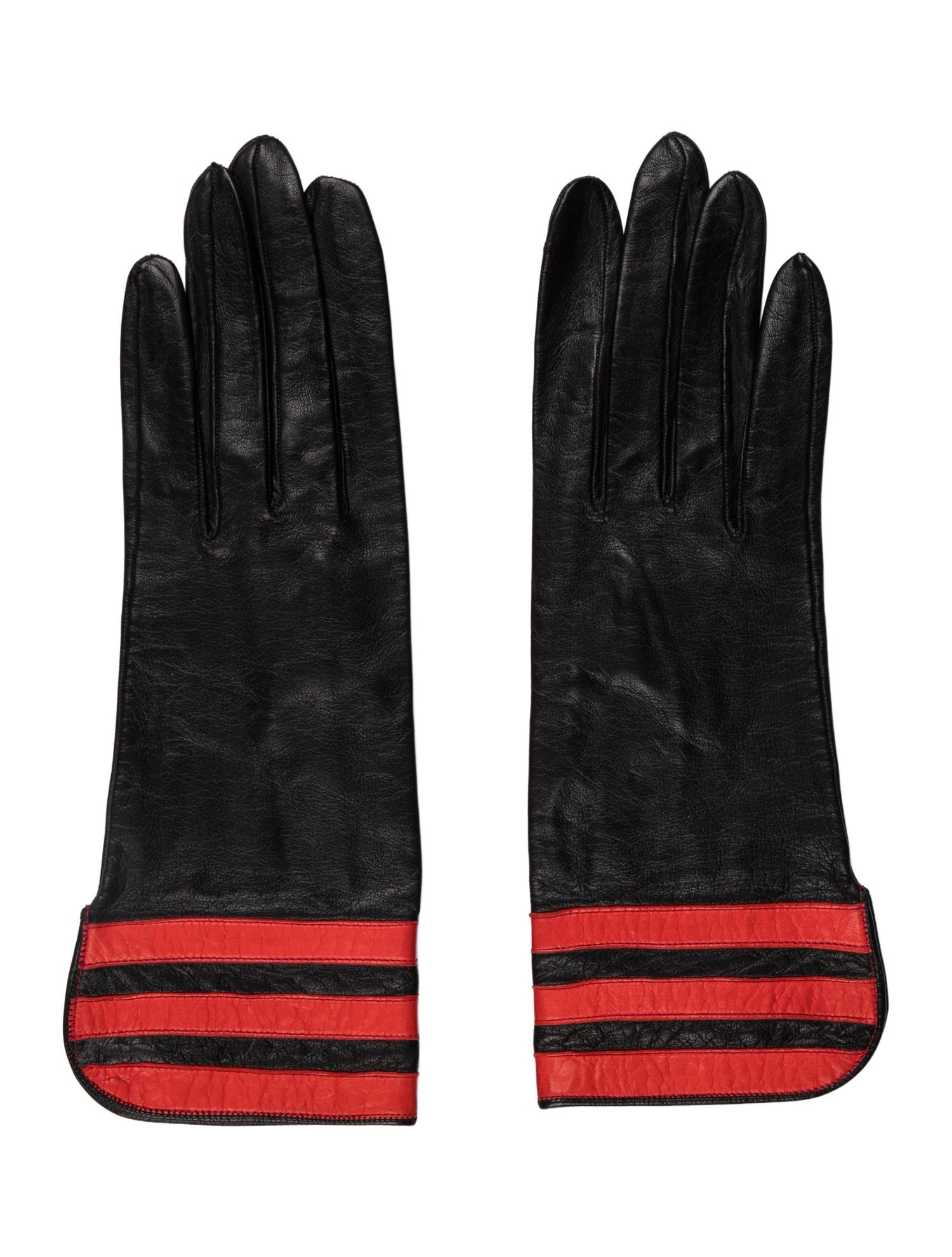 Yves Saint Laurent Rive Gauche Leather Gloves