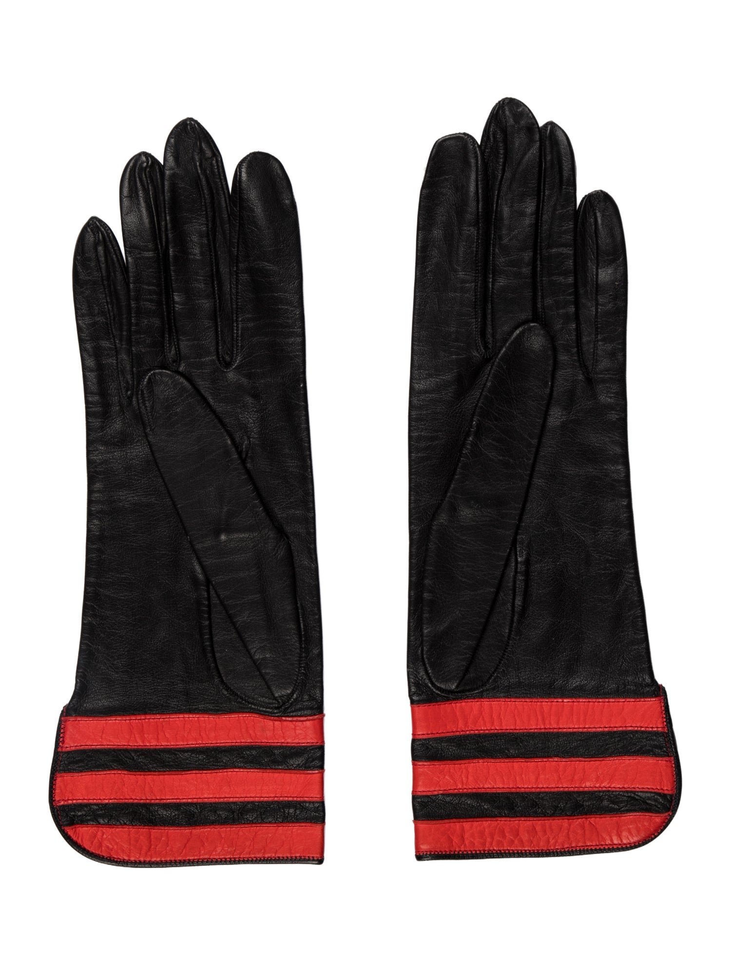 Yves Saint Laurent Rive Gauche Leather Gloves