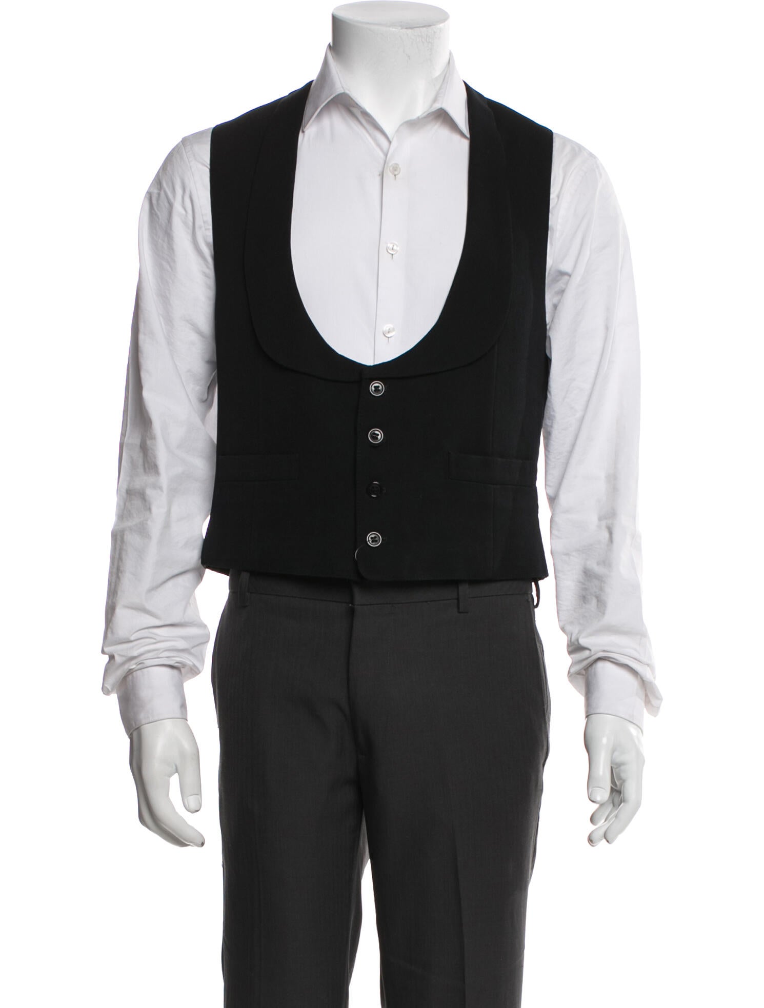 Yves Saint Laurent Rive Gauche Vintage Late 1970's - Early 1980's Suit Vest