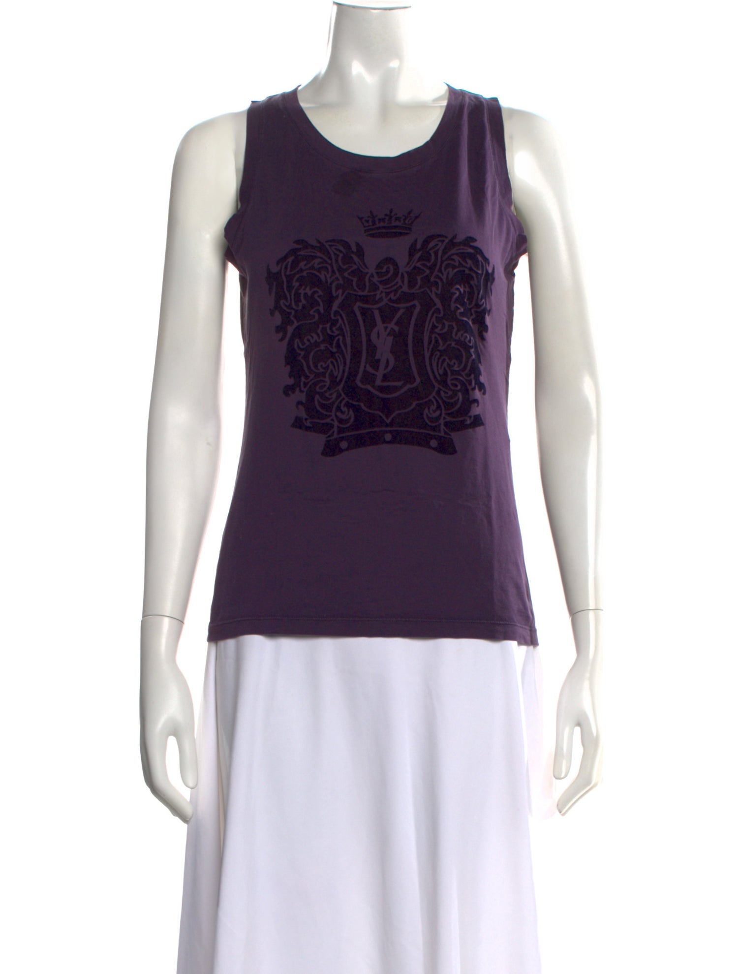 Yves Saint Laurent Rive Gauche Vintage 2001 Top - Purple Tops