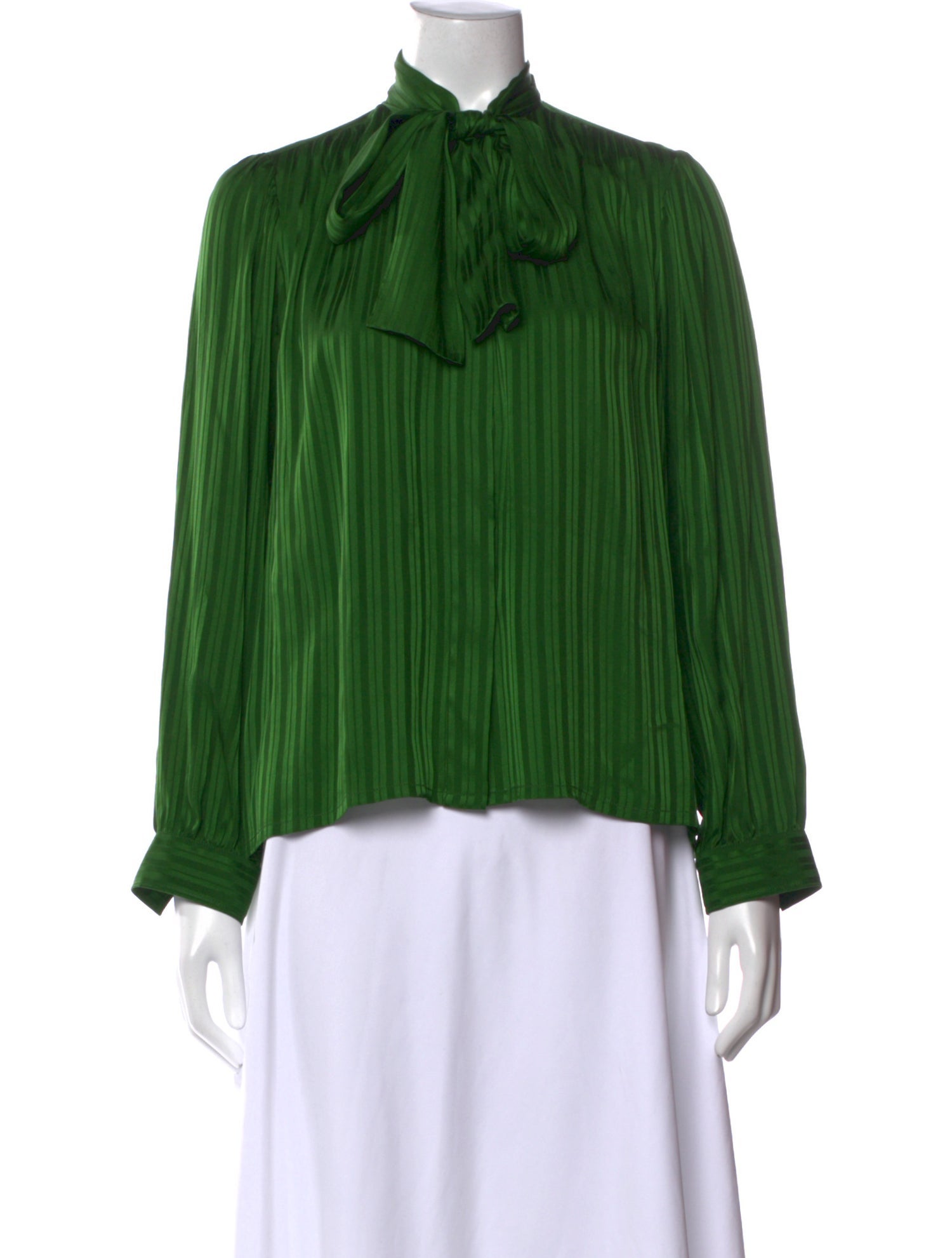 Yves Saint Laurent Rive Gauche Vintage Striped Blouse