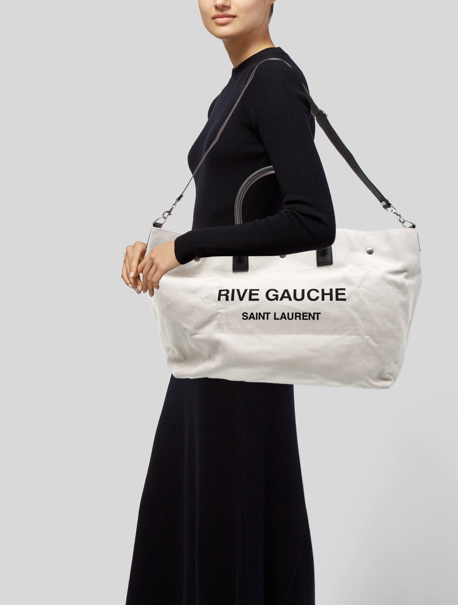 Saint Laurent Canvas Weekender Bag