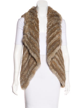 Yves Salomon Rabbit Fur Vest