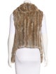 Yves Salomon Rabbit Fur Vest