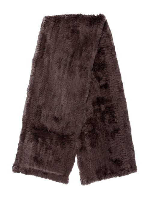 Yves Salomon Fur Woven Stole