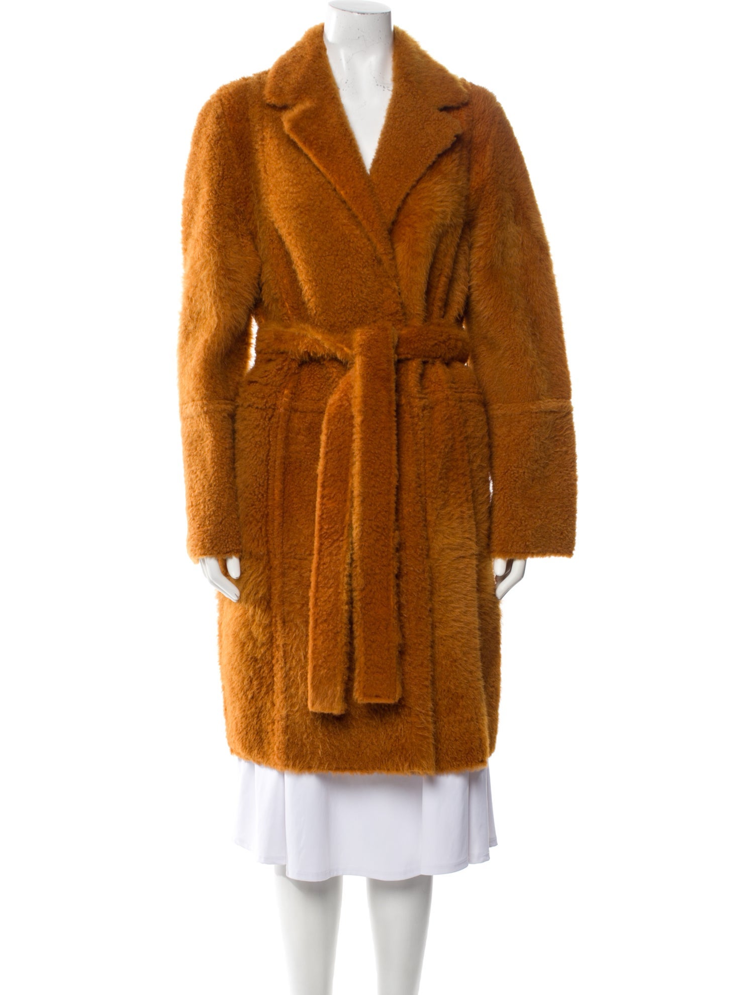 Yves Salomon Leather Fur Coat
