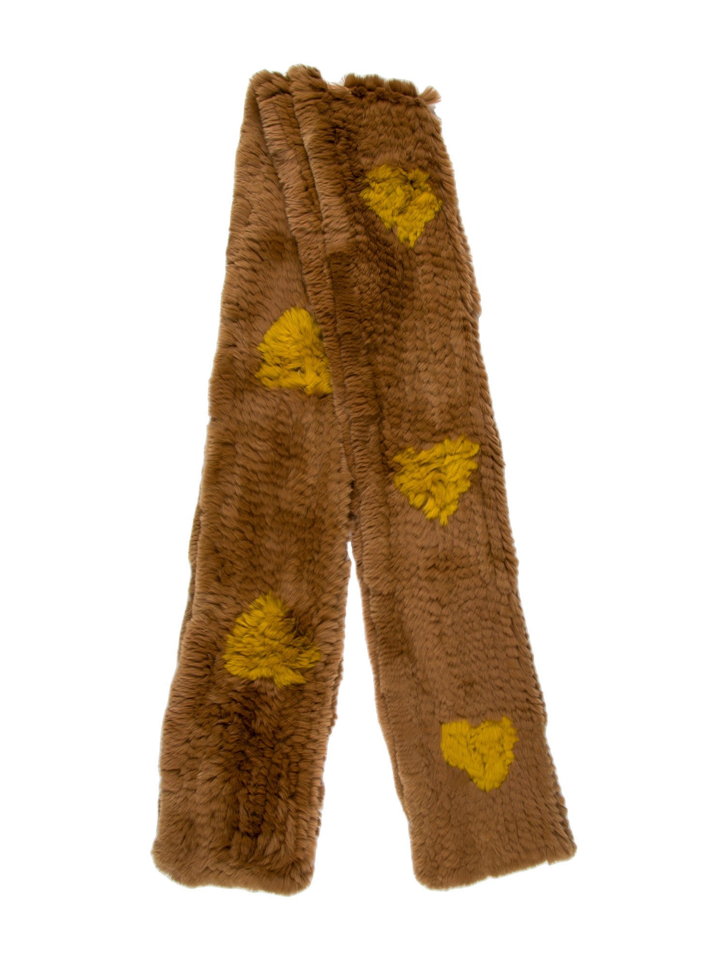 Yves Salomon Fur Printed Shawl