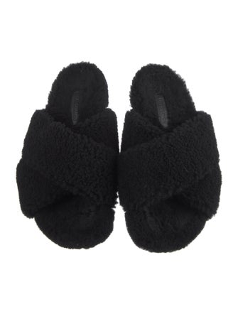 Yves Salomon Shearling Slides