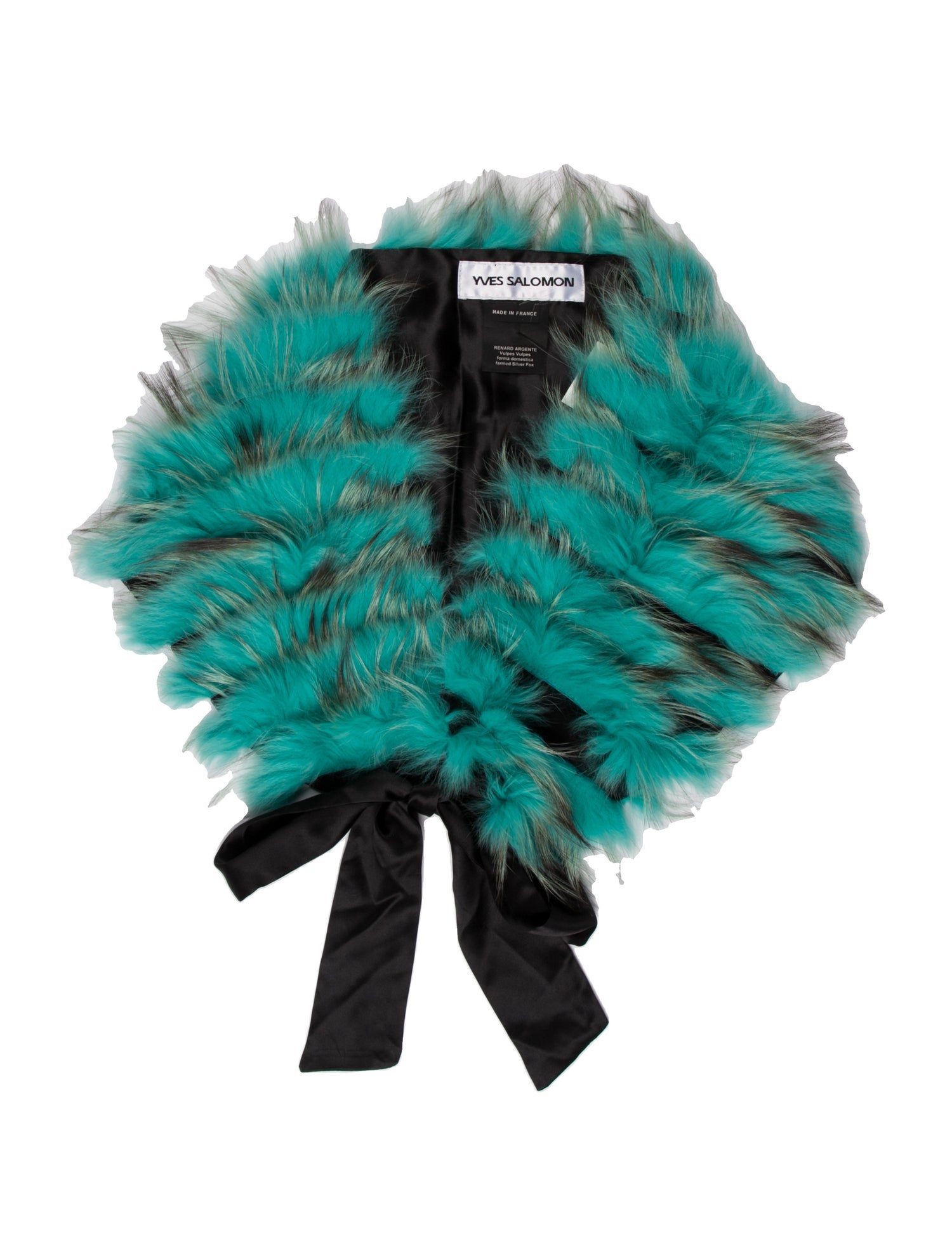 Yves Salomon Satin Scarf