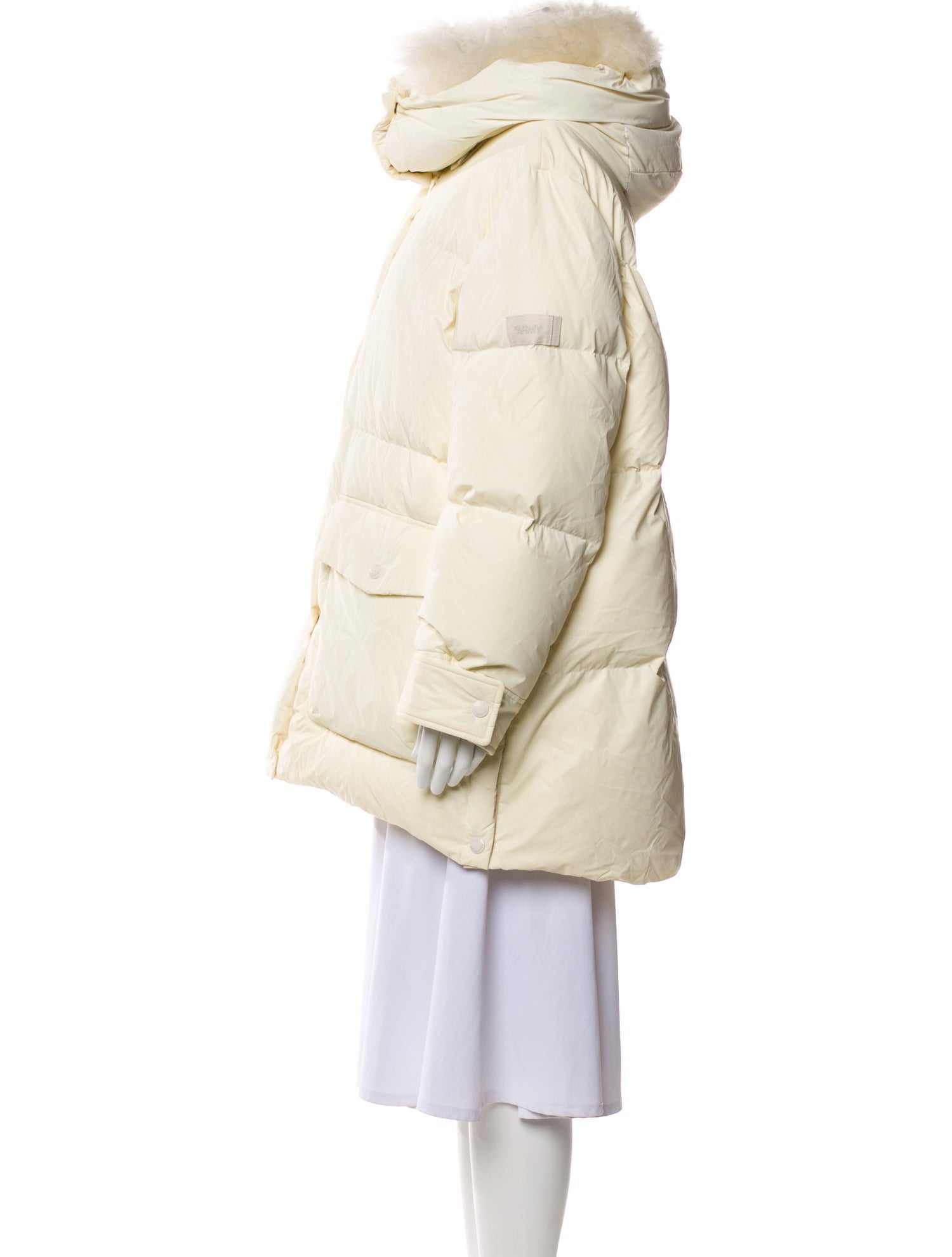 Yves Salomon Faux Fur Coat