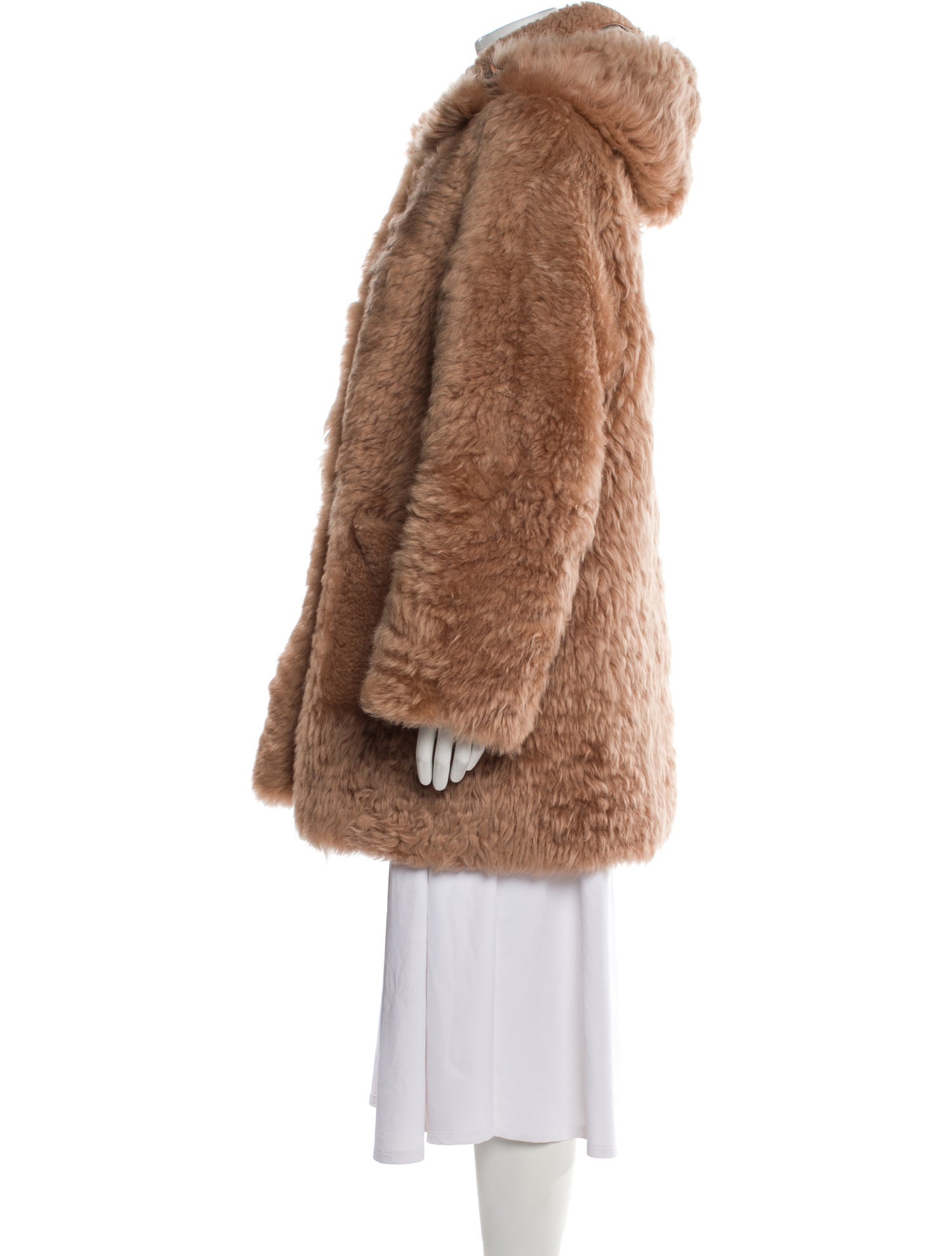 Meteo by Yves Salomon Vintage Shearling Faux Fur Jacket