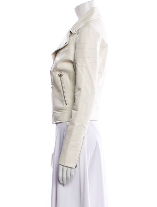 Yves Salomon Leather Biker Jacket