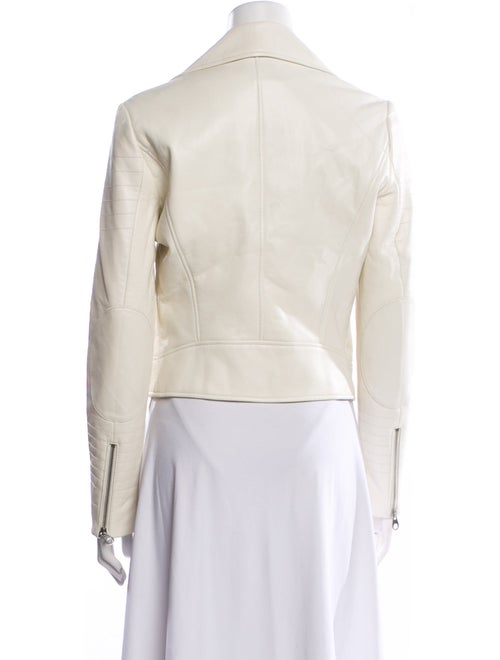 Yves Salomon Leather Biker Jacket